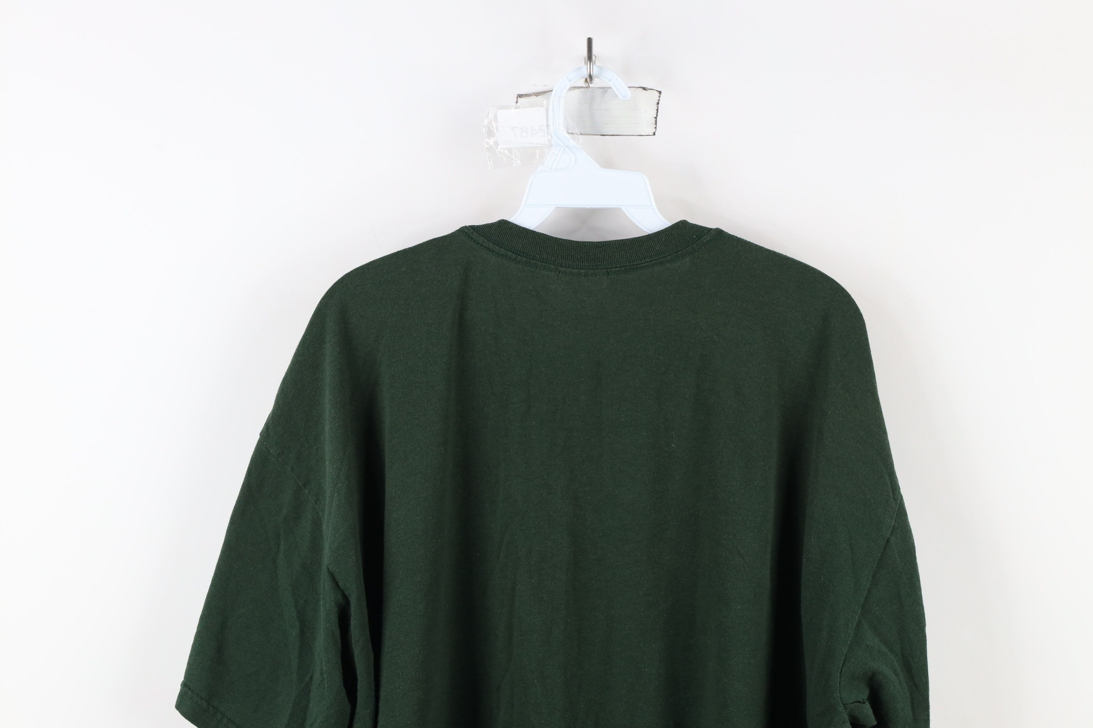 Vintage Vintage Y2K Streetwear Short Sleeve T-Shirt Hunter Green Size US XL / EU 56 / 4 - 8 Thumbnail