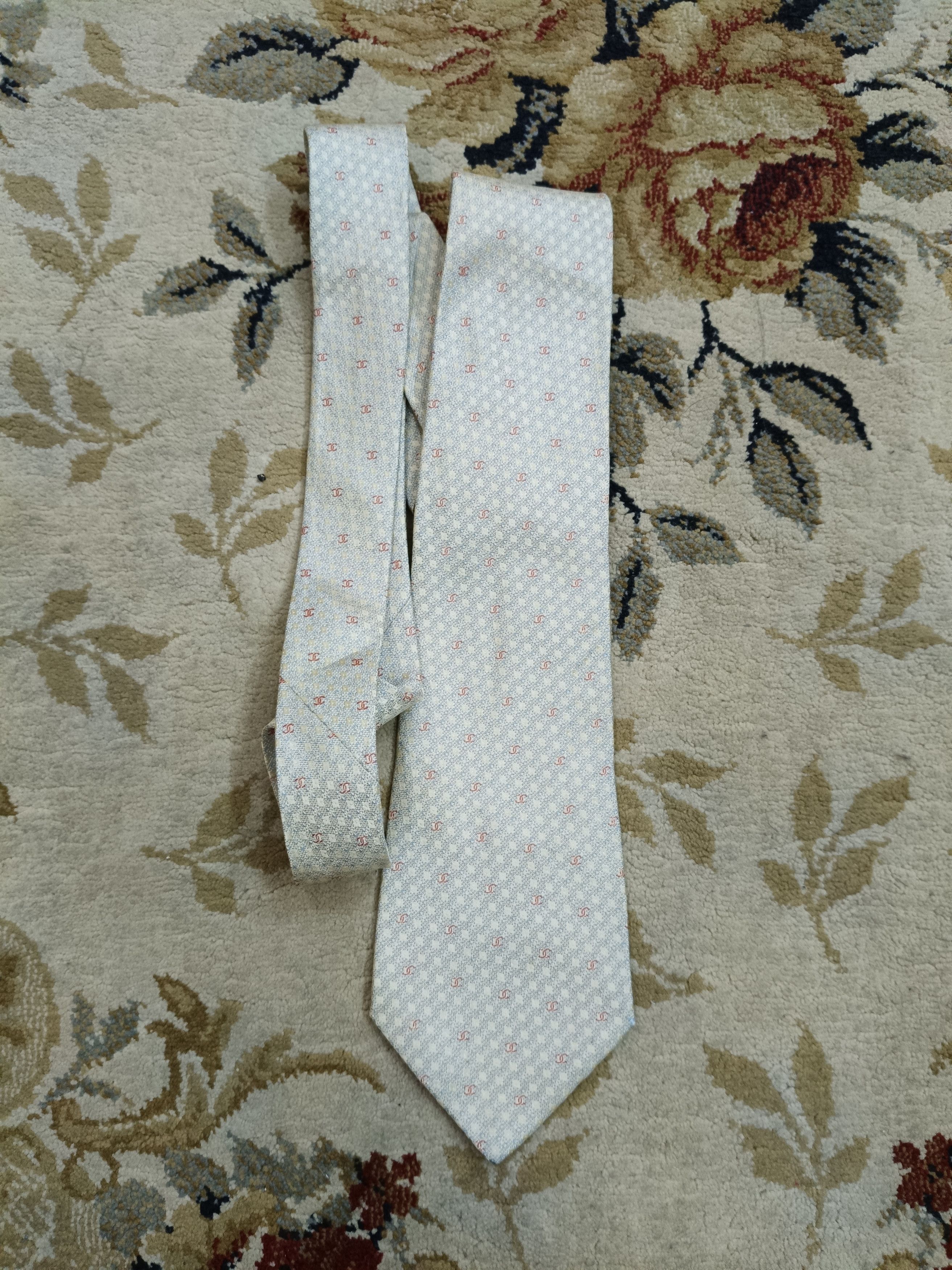 Chanel × Designer Chanel Monogram Tie Size ONE SIZE - 5 Thumbnail