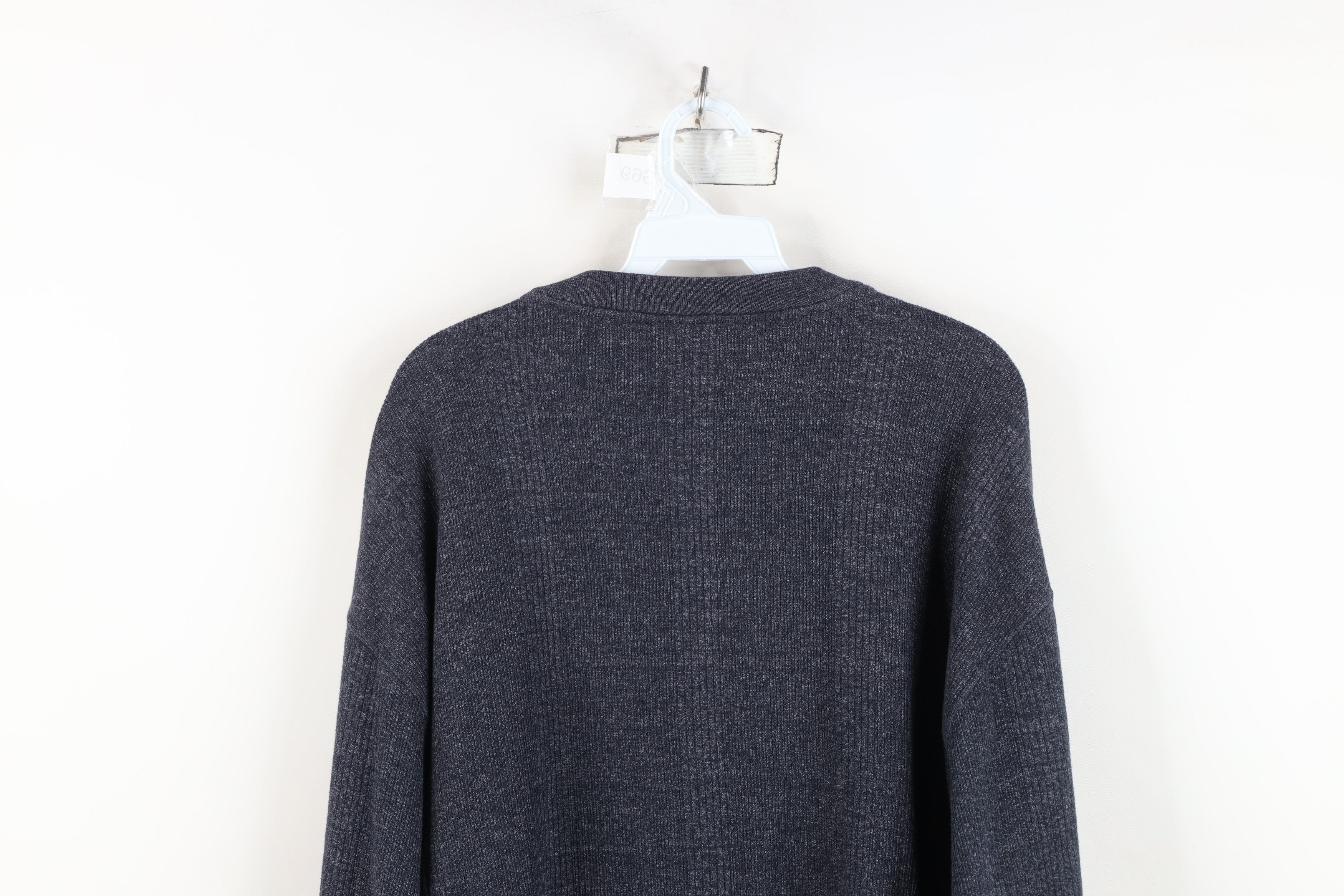 Vintage Vintage 90s Streetwear Heavyweight Knit Henley T-Shirt Size US L / EU 52-54 / 3 - 8 Thumbnail