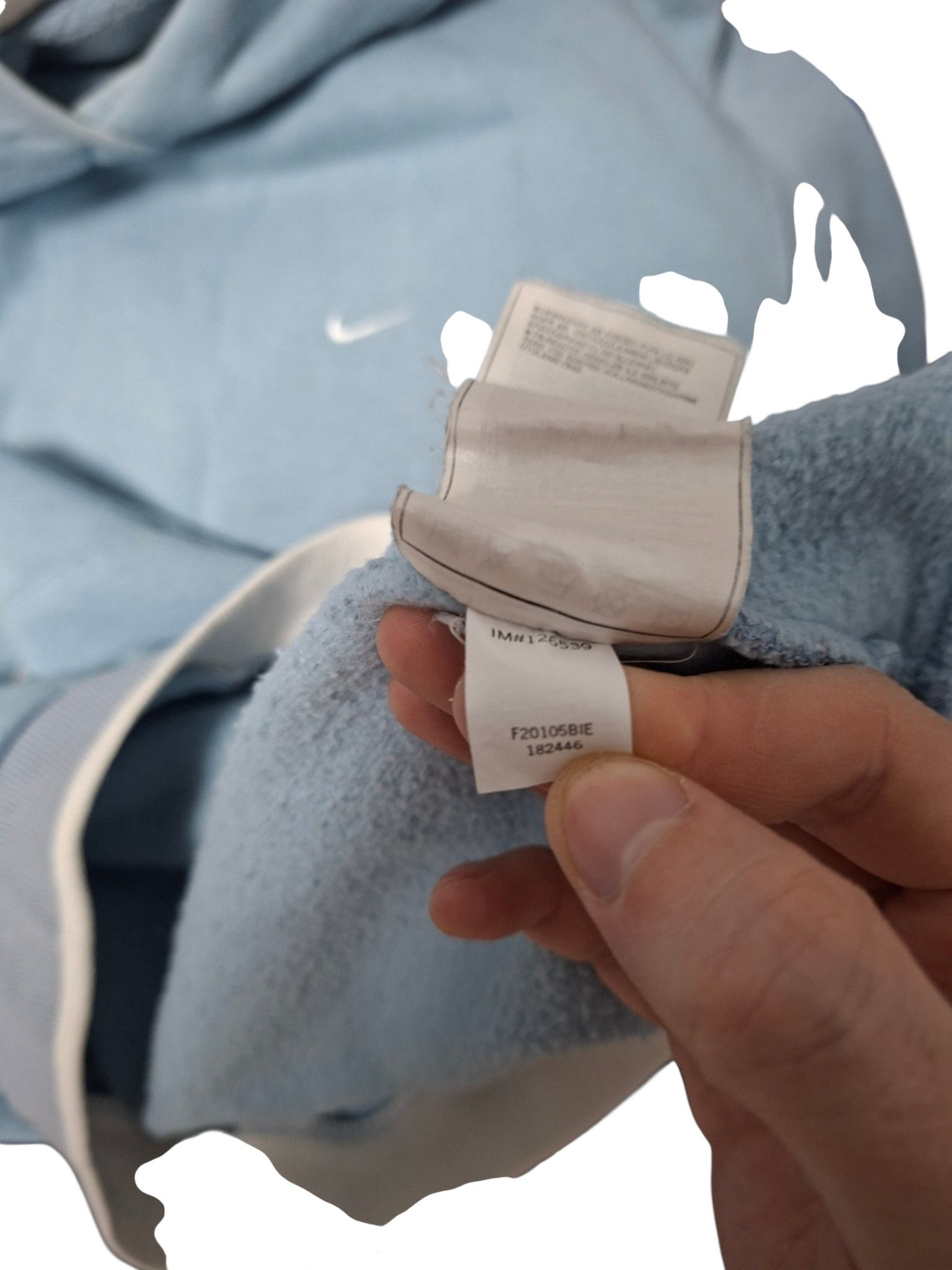 Nike LEEDS UNITED NIKE VINTAGE 2002 SKY BLUE SOCCER HOODIE Size US S / EU 44-46 / 1 - 5 Thumbnail