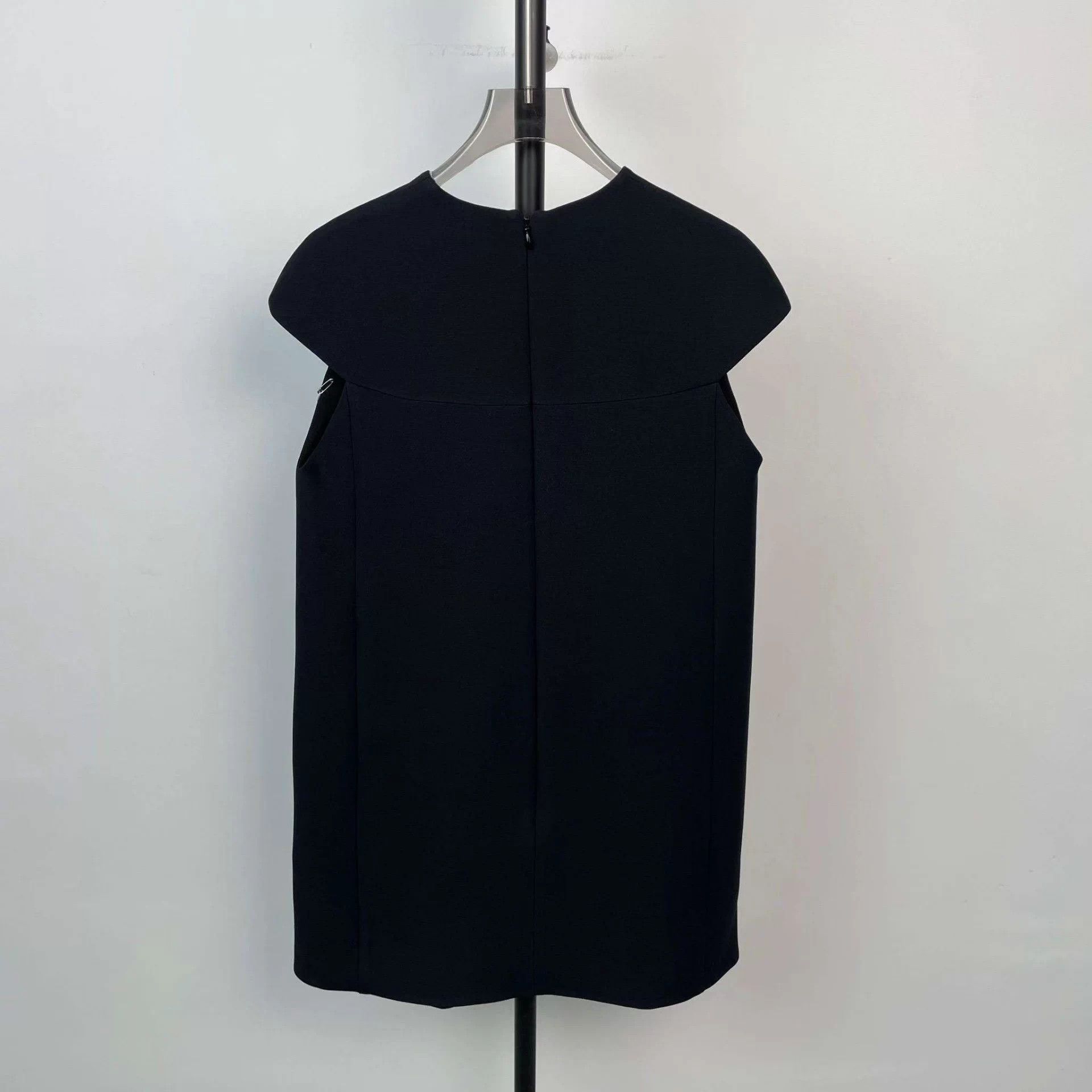 Dior Dior Chiffon Dress 34 Black Size XS / US 0-2 / IT 36-38 - 2 Thumbnail