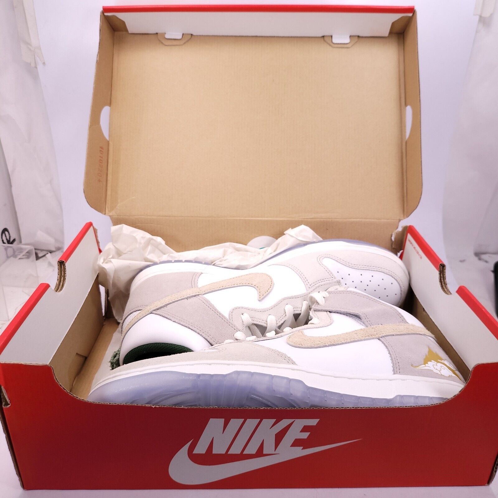 Nike Nike Dunk Hi Shoe Men Size 10.5 FD0776-100 Gold Mountian Size US 10.5 / EU 43-44 - 10 Thumbnail