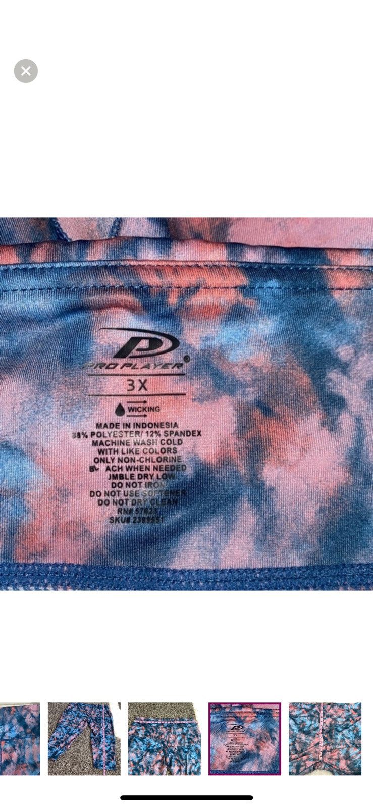 Pro Player Pro player 3x athletic leggings Size 42" / US 20 - 5 Thumbnail
