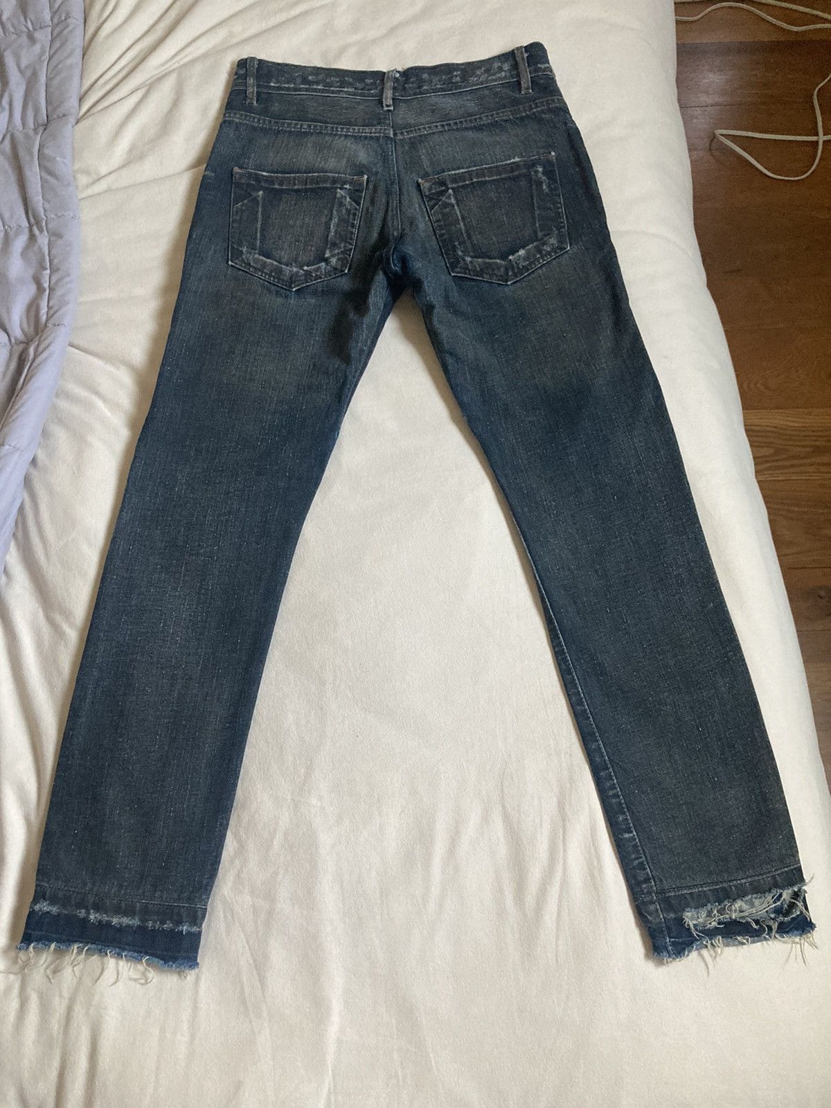 Rick Owens × Rick Owens Drkshdw Rick Owens Olmar Mirta era Denim Jean Size US 31 - 4 Thumbnail