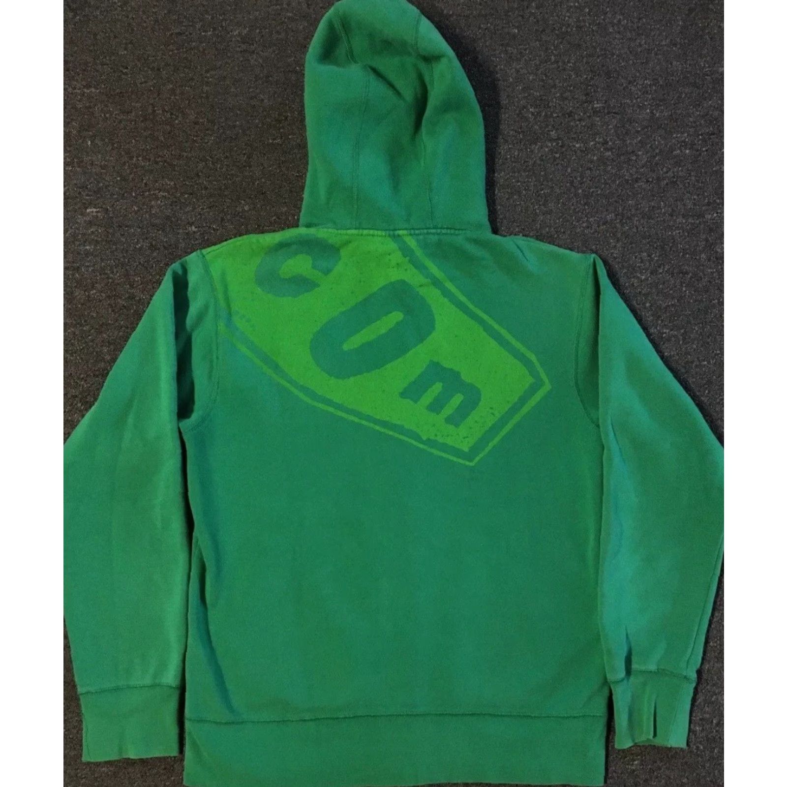Quiksilver VINTAGE Volcom Faded AOP Zip Hoodie Surf Skate Grunge 90s Y2K S Green Mens SZ S Surf Skate Grunge Zip Hoodie Volcom Size US S / EU 44-46 / 1 - 2 Thumbnail