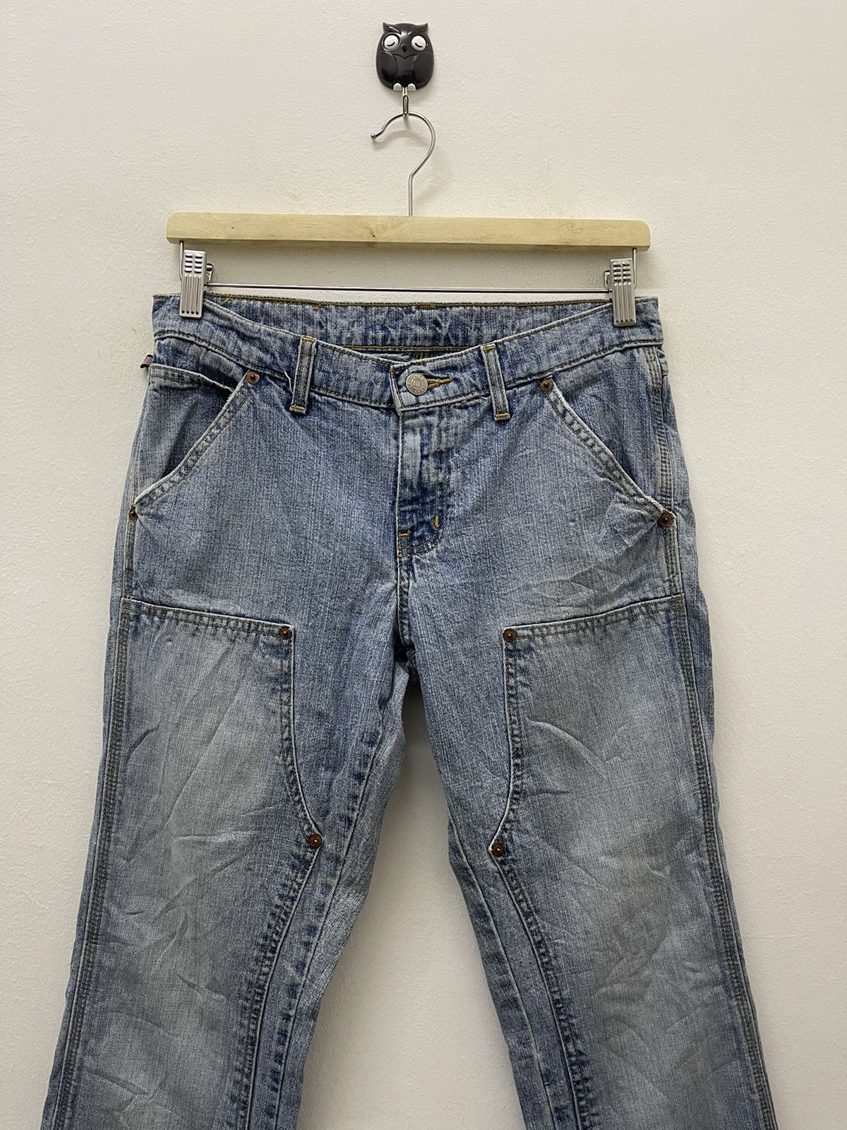 Polo Ralph Lauren Rare Vintage POLO JEANS RALPH LAUREN Double Knee Patch Flare Size US 30 / EU 46 - 2 Thumbnail