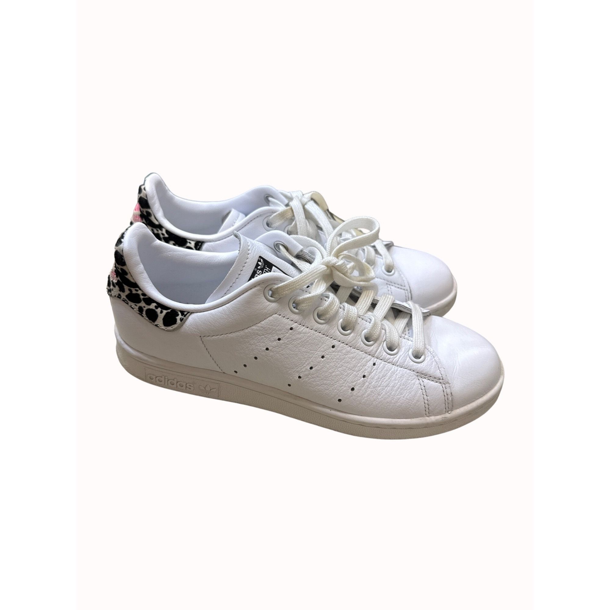 Adidas Adidas Stan Smith Leopard print women’s white shoe sneakers Size US 6.5 / IT 36.5 - 4 Thumbnail