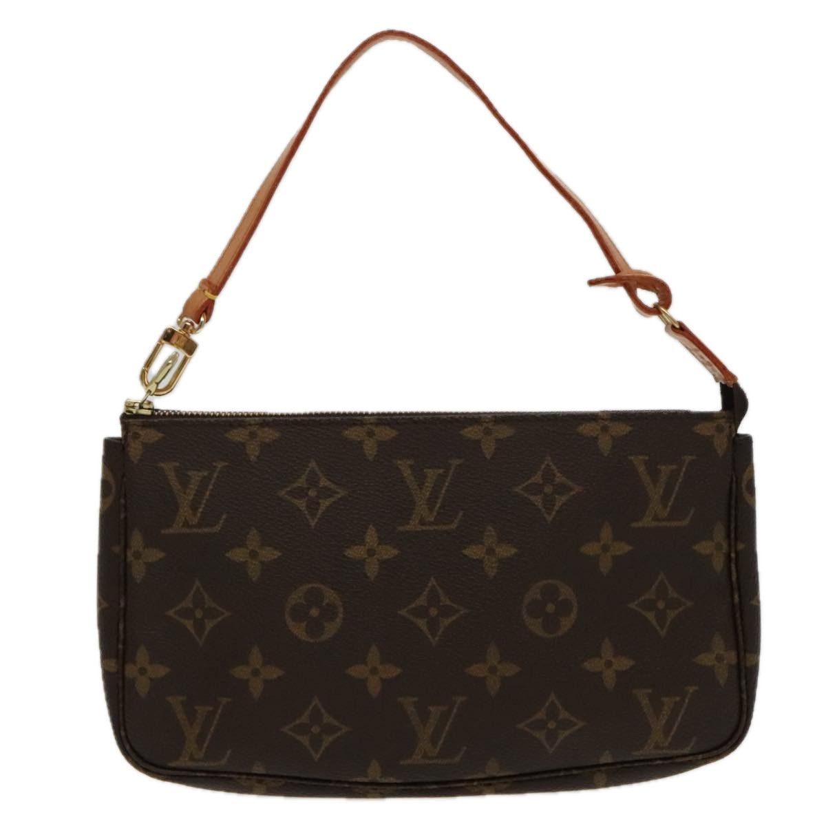Louis Vuitton Pochette Accessoire Brown Canvas Clutch Bag (Pre-Owned) Size ONE SIZE - 1 Thumbnail