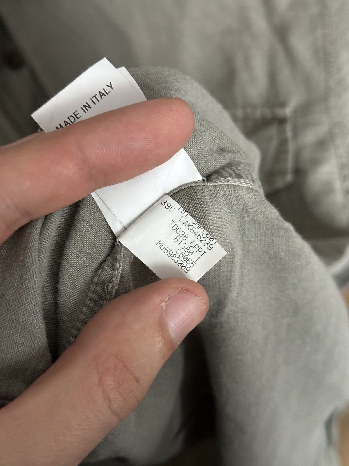 Brunello Cucinelli Brunello Cucinelli Linen Shirt Button Up Size US L / EU 52-54 / 3 - 17 Thumbnail