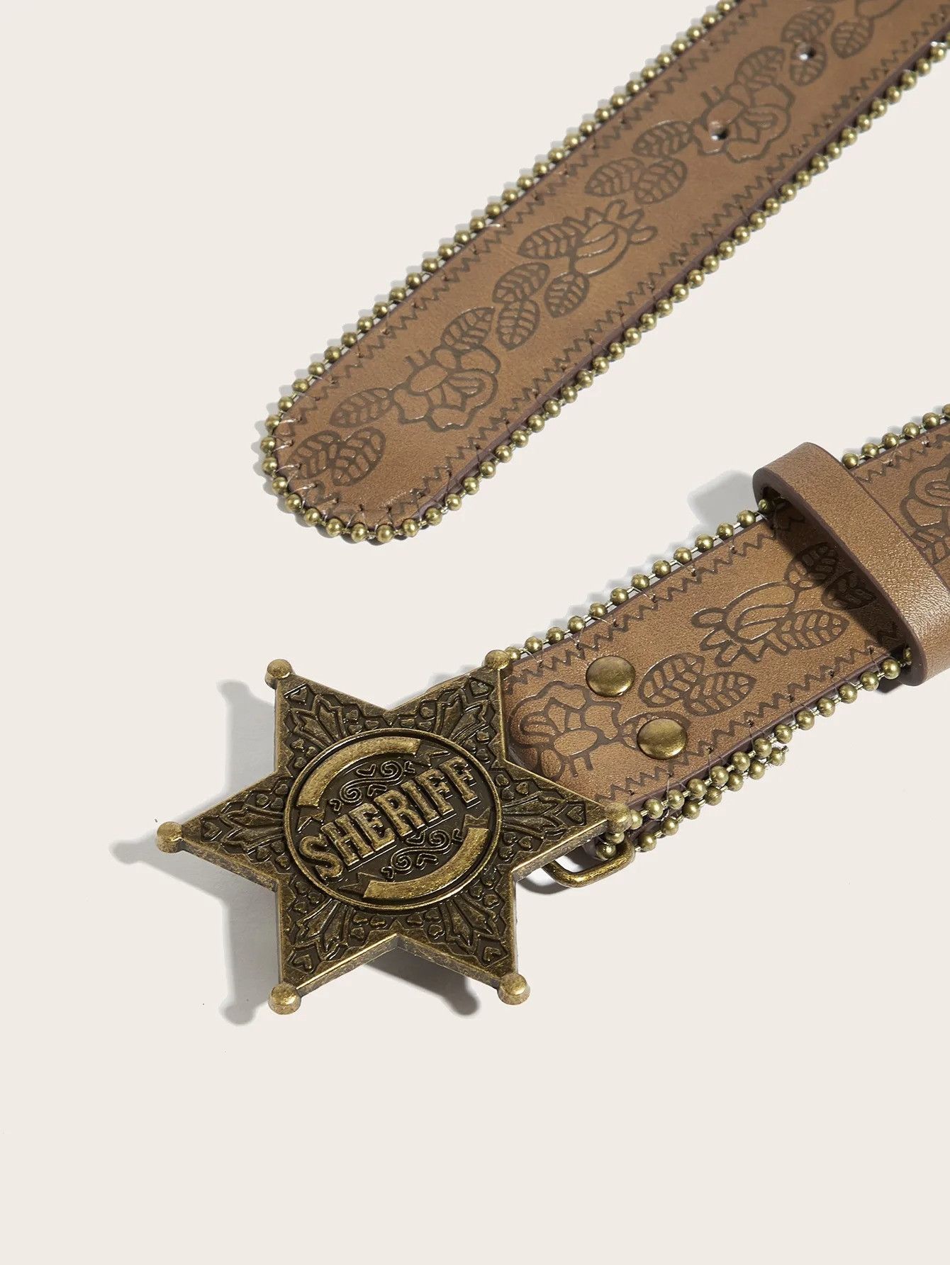 Vintage Urban Edge Nail Detail Belt Size ONE SIZE - 3 Thumbnail
