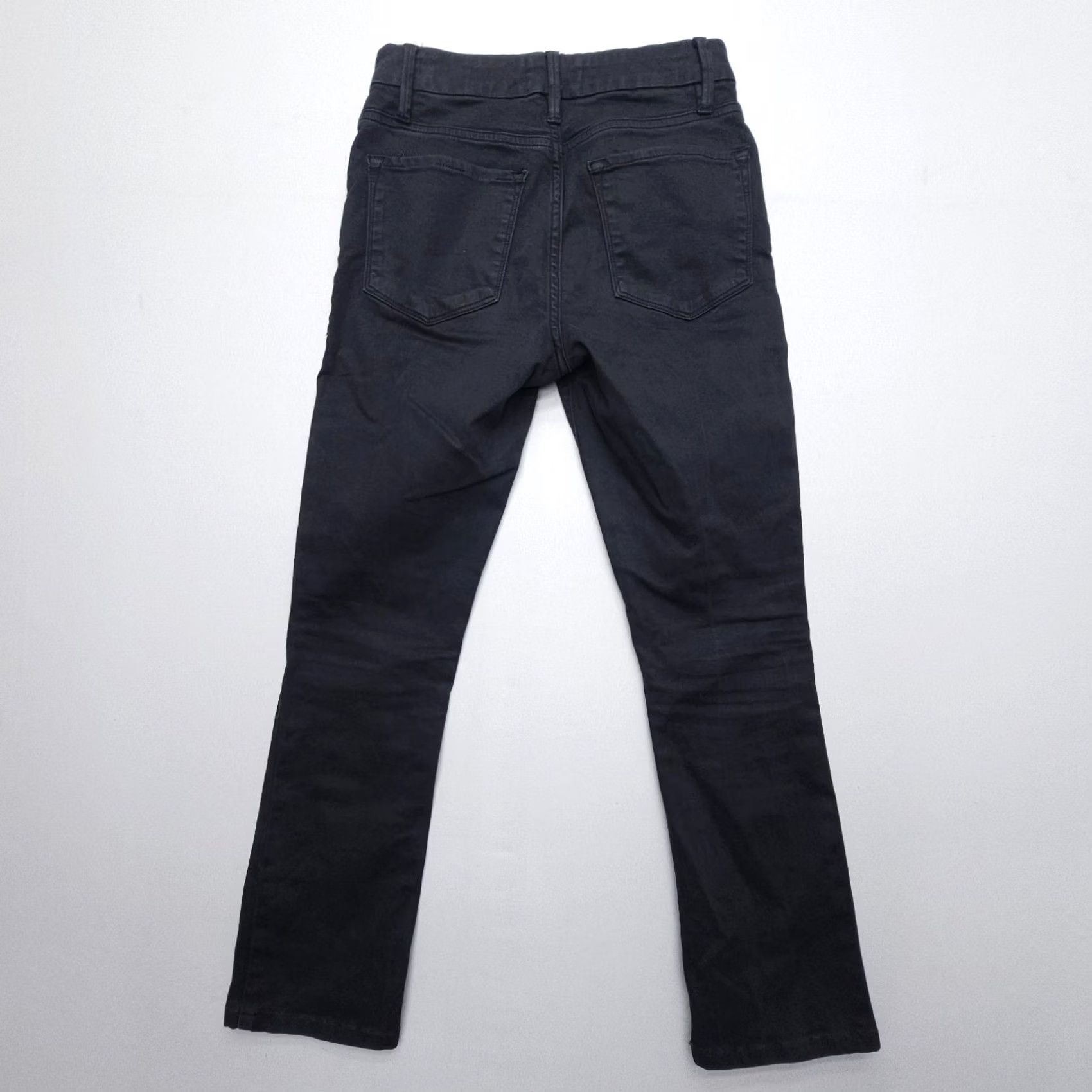 Frame VINTAGE Frame Le Mini Boot Jeans 25 Black Mid Rising Crop Denim Women 25 Inseam 25" Pants City Mens Womens Size 42" / US 20 - 2 Thumbnail