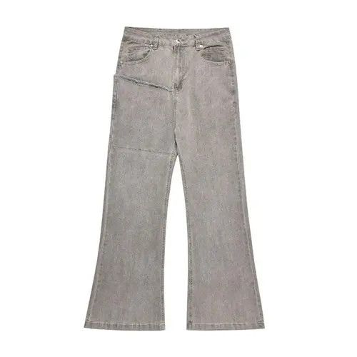 VIBE Gray Flared Jeans Size US 30 / EU 46 - 5 Thumbnail