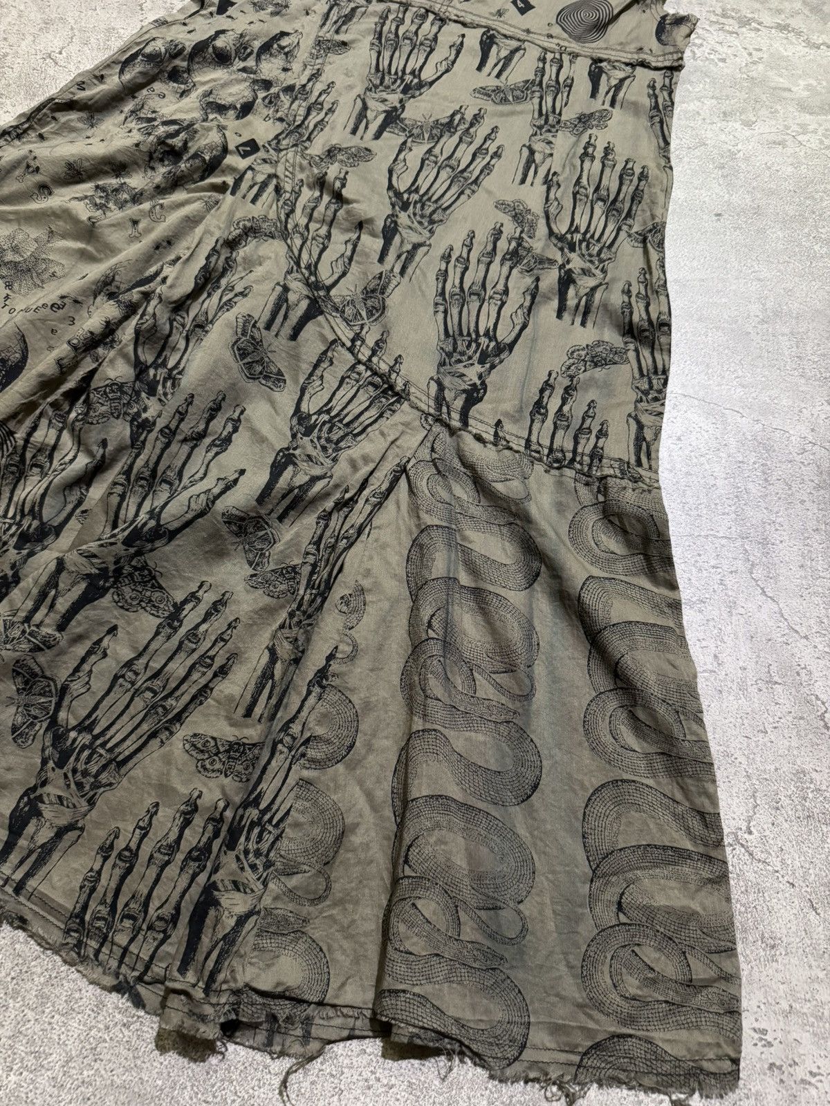 Hysteric Glamour HYSTERIC GLAMOUR SNAKE SKULL SLEEVESS DRES Size M / US 6-8 / IT 42-44 - 4 Thumbnail