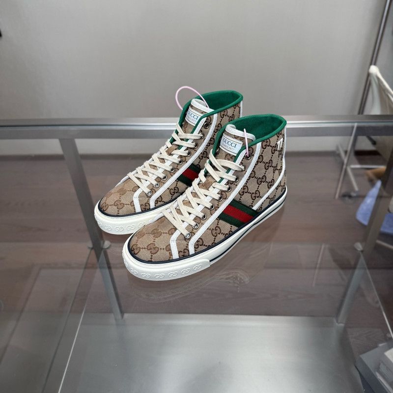 Gucci Gucci Tennis 1977 High Top Canvas Sneakers - Size US 7.5 / EU 40-41 - 1 Thumbnail