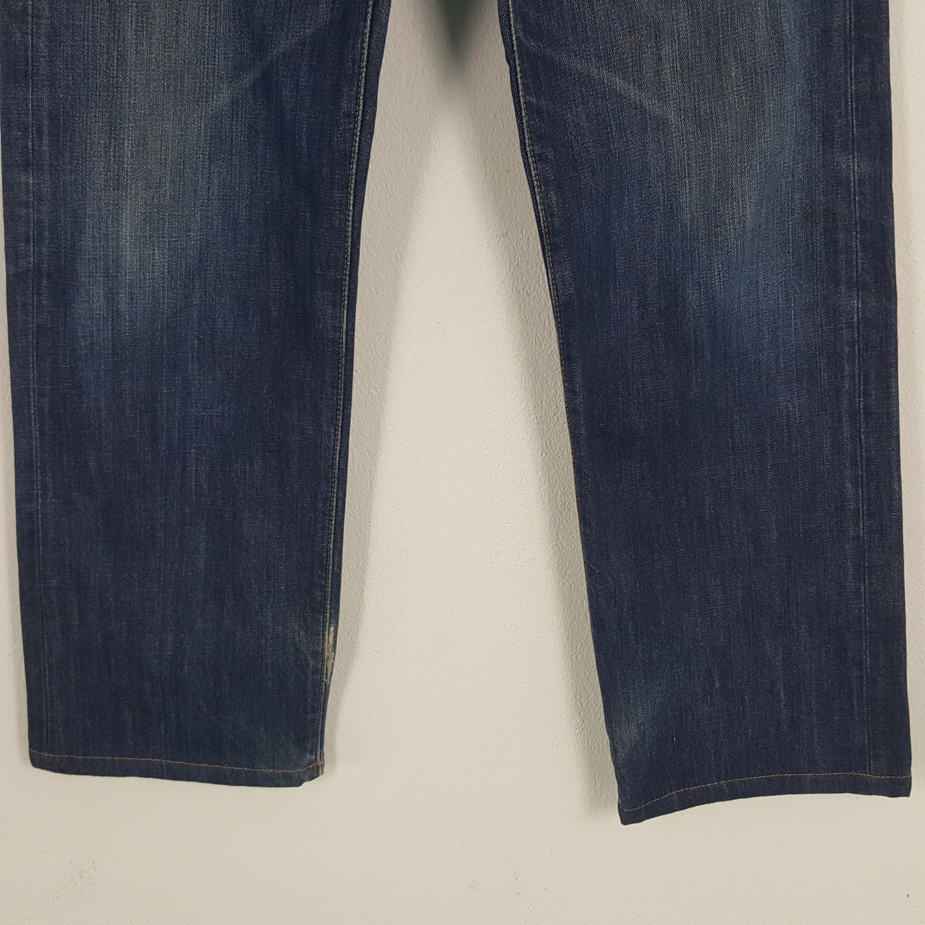Japanese Brand × Vintage Vintage Evisu Japan Custom Daicock Denim Jeans Size US 31 - 6 Thumbnail