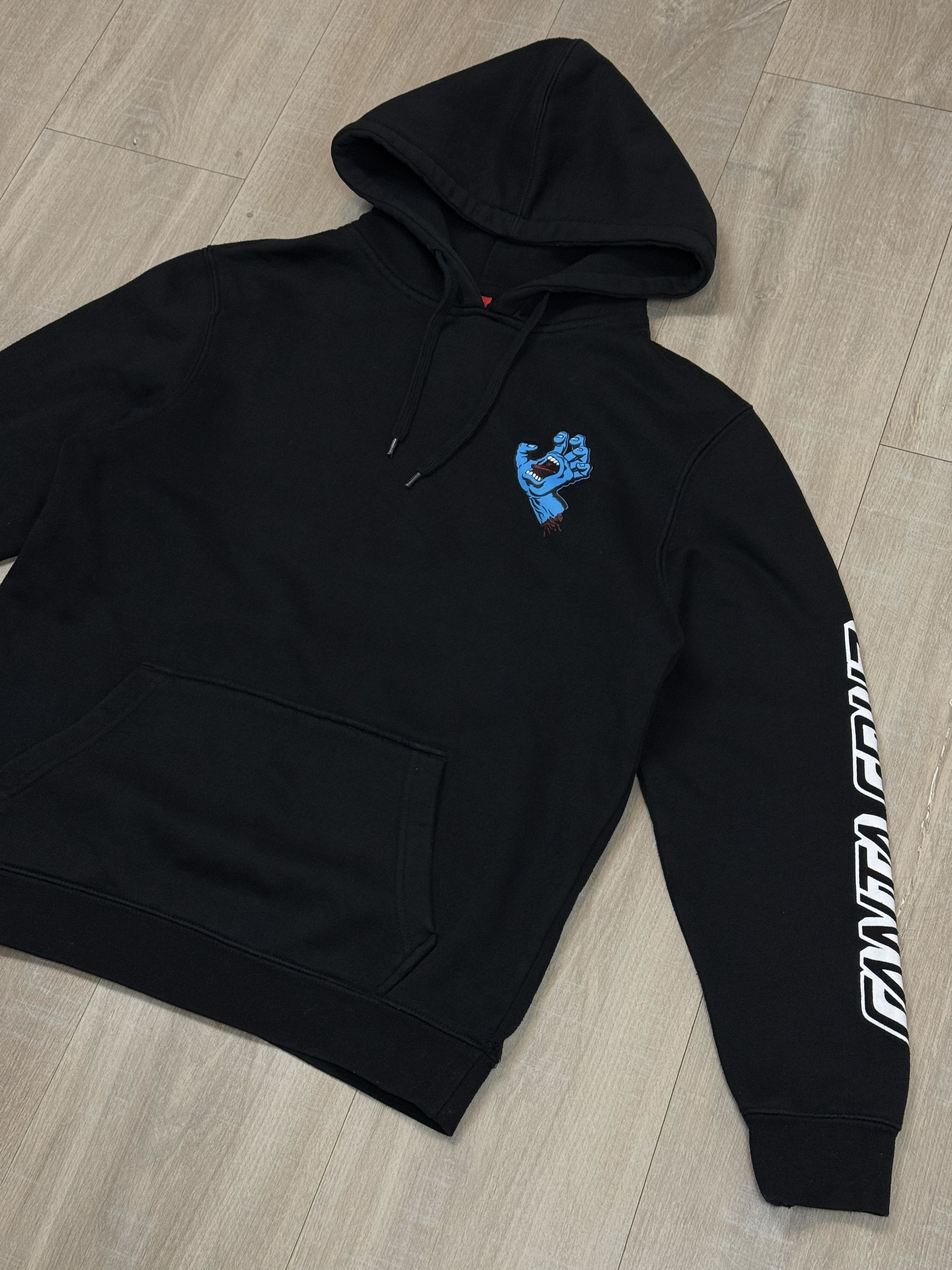 Santa Cruz Skateboards Santa Cruz Screaming Hand Fingers Logo Spellout Hoodie Black Size US S / EU 44-46 / 1 - 5 Thumbnail