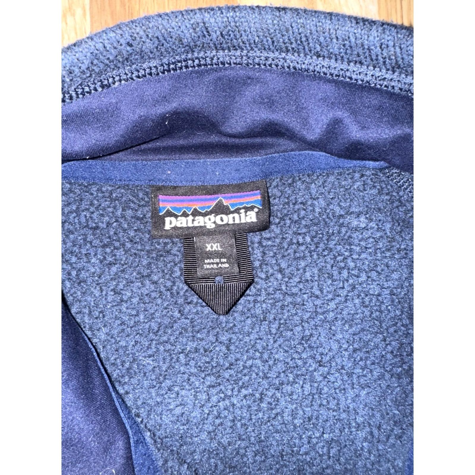 Patagonia Patagonia Men's Jacket 1/4 Zip Lightweight Stand-Up Collar Navy Blue Size XXL Size US XXL / EU 58 / 5 - 2 Thumbnail