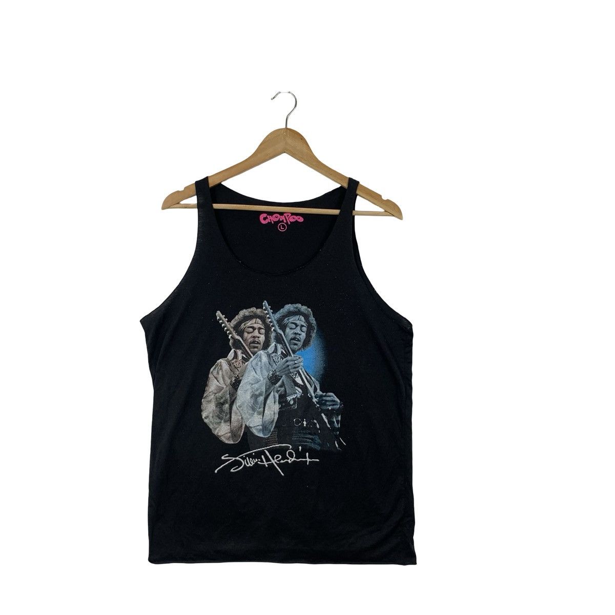 Band Tees CHOMPOO Jimi Hendrix Legendary Guittarist Tee Shirt Tank top Size US L / EU 52-54 / 3 - 3 Thumbnail