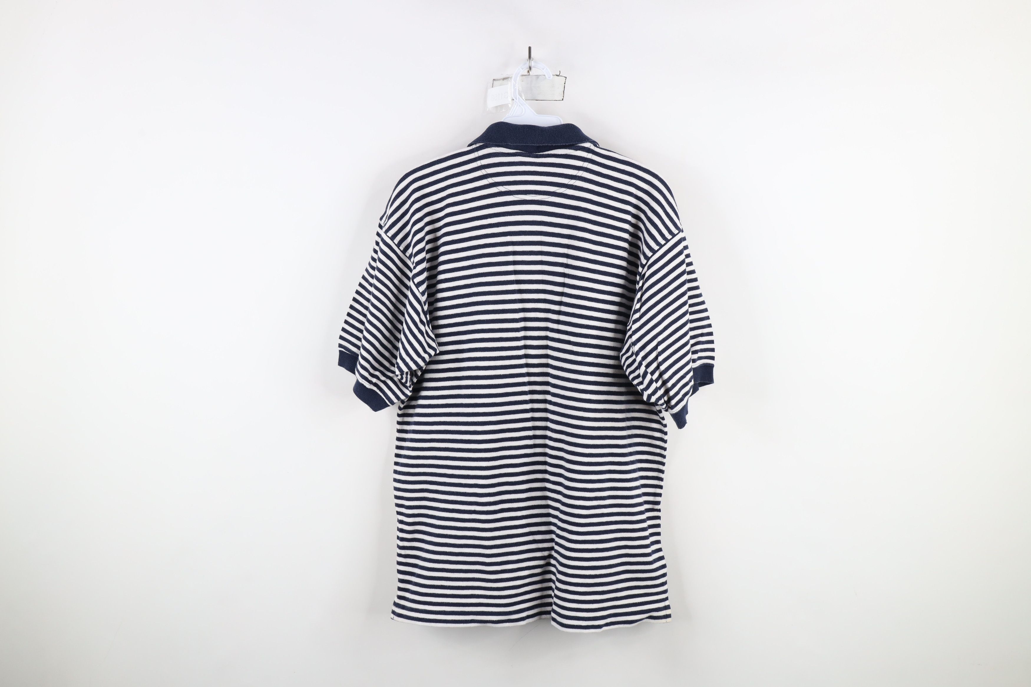 Vintage Vintage 90s Wahoo Cleveland Indians Baseball Polo Striped Size US M / EU 48-50 / 2 - 8 Thumbnail