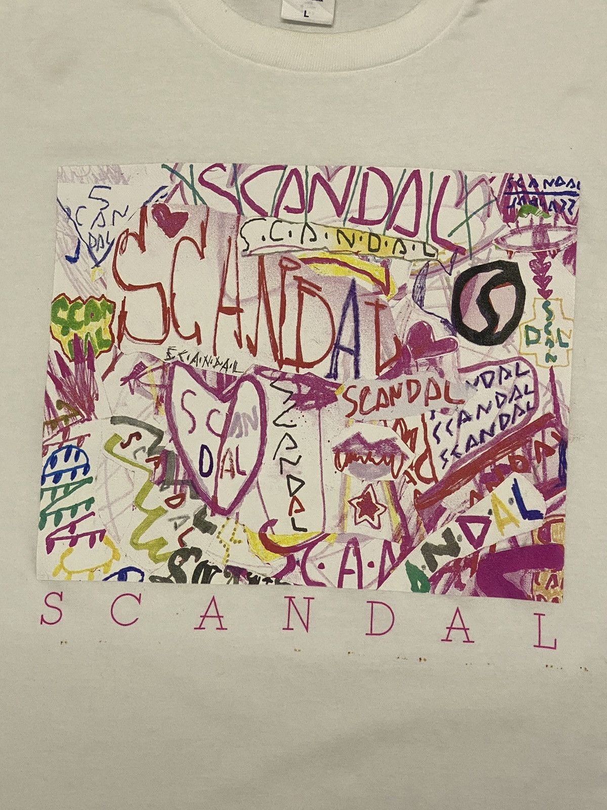 Japanese Brand Feedback Tee Art of Graffiti Scandal Relationship Heart Size US M / EU 48-50 / 2 - 4 Thumbnail