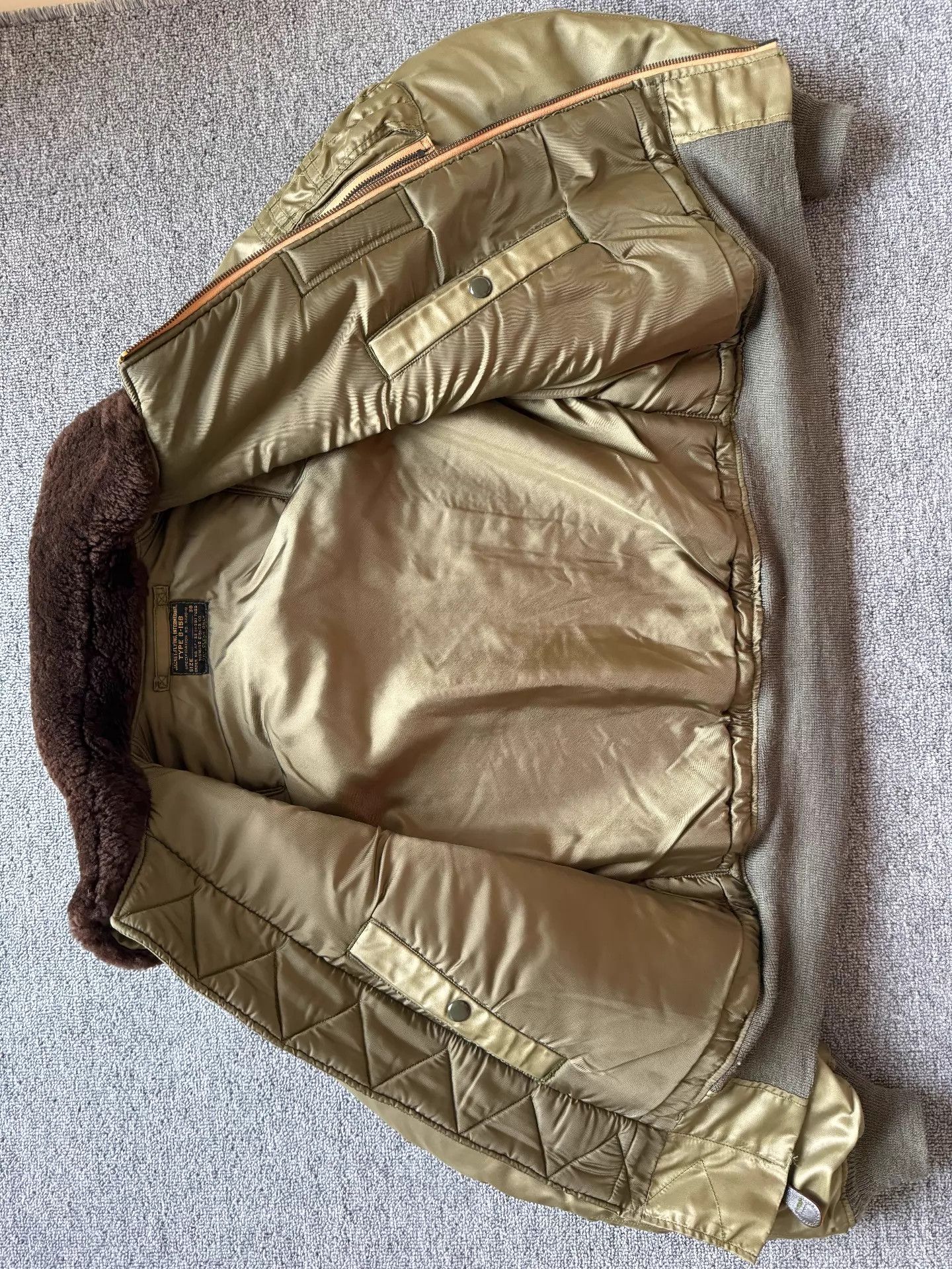 Other real McCoy B15B 20yo Vintage Jacket 36 Mint Thick Size XS / US 0-2 / IT 36-38 - 7 Thumbnail