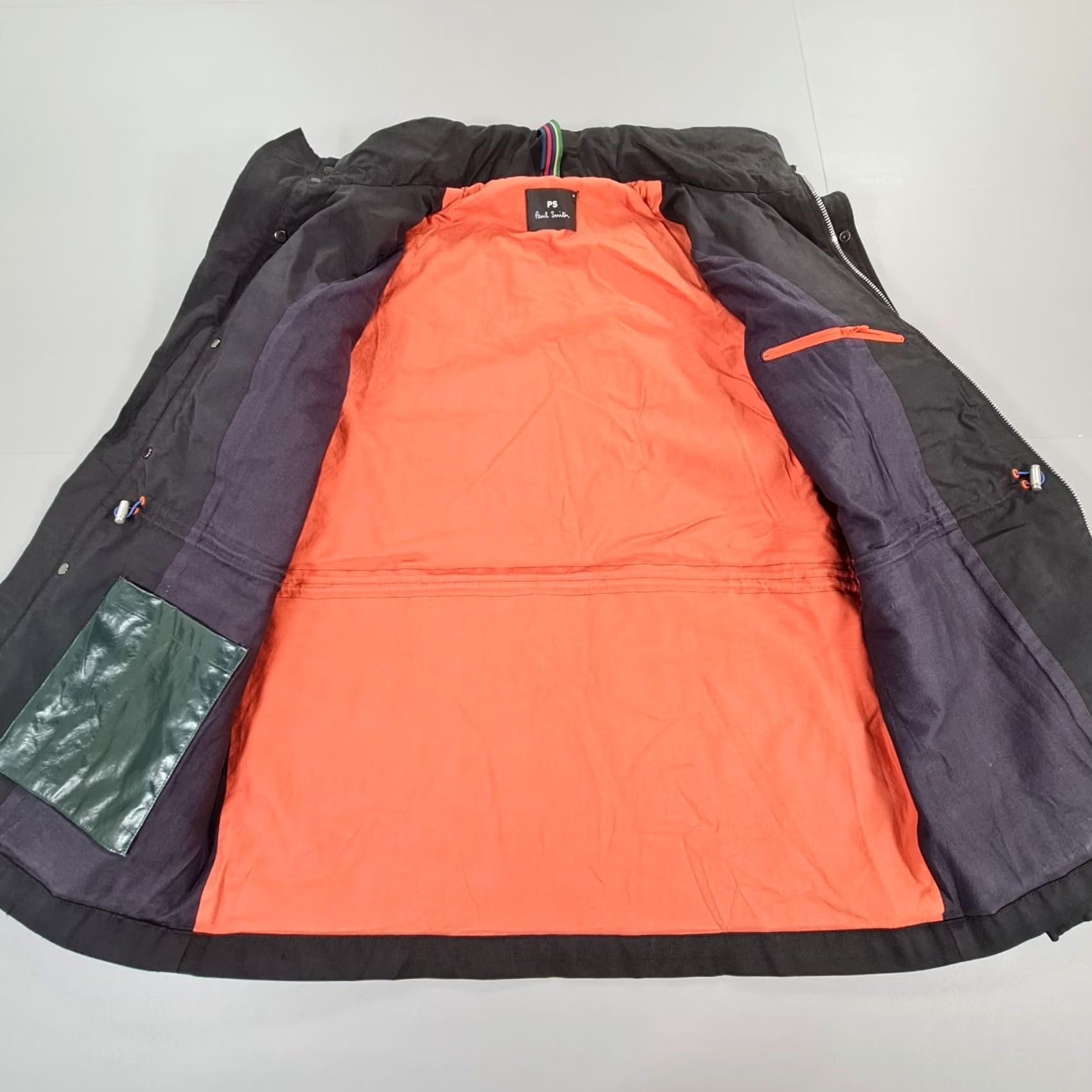 Paul Smith Paul Smith Mens Field Jacket Black Medium Full Zip Hooded Cotton Nylon Casual Size US M / EU 48-50 / 2 - 6 Thumbnail