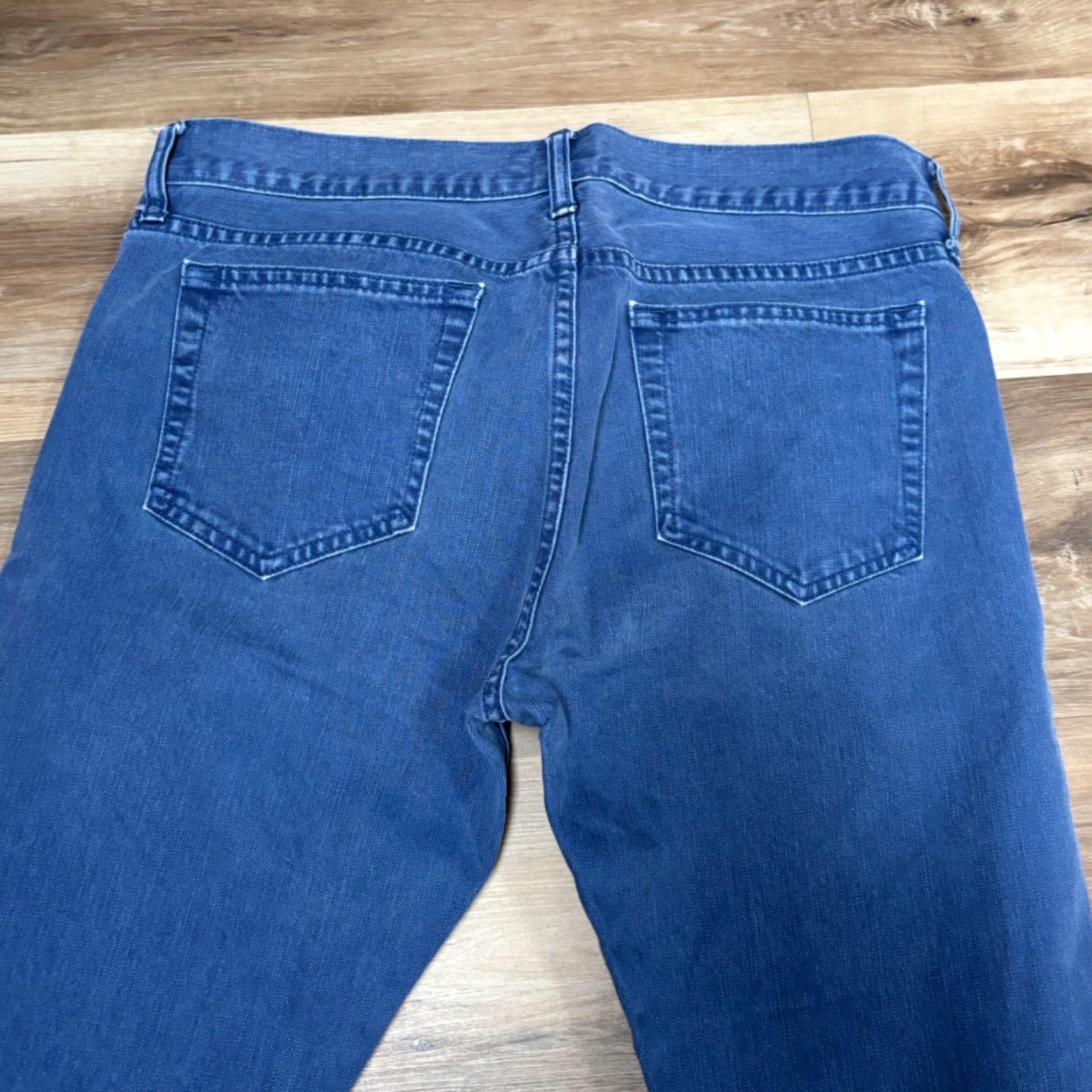 J.Crew J.CREW Jeans Mens 32 x 32 Slim Denim Blue Straight 5-Pocket 484 484 Model Regular 32in Inseam Size US 32 / EU 48 - 7 Thumbnail