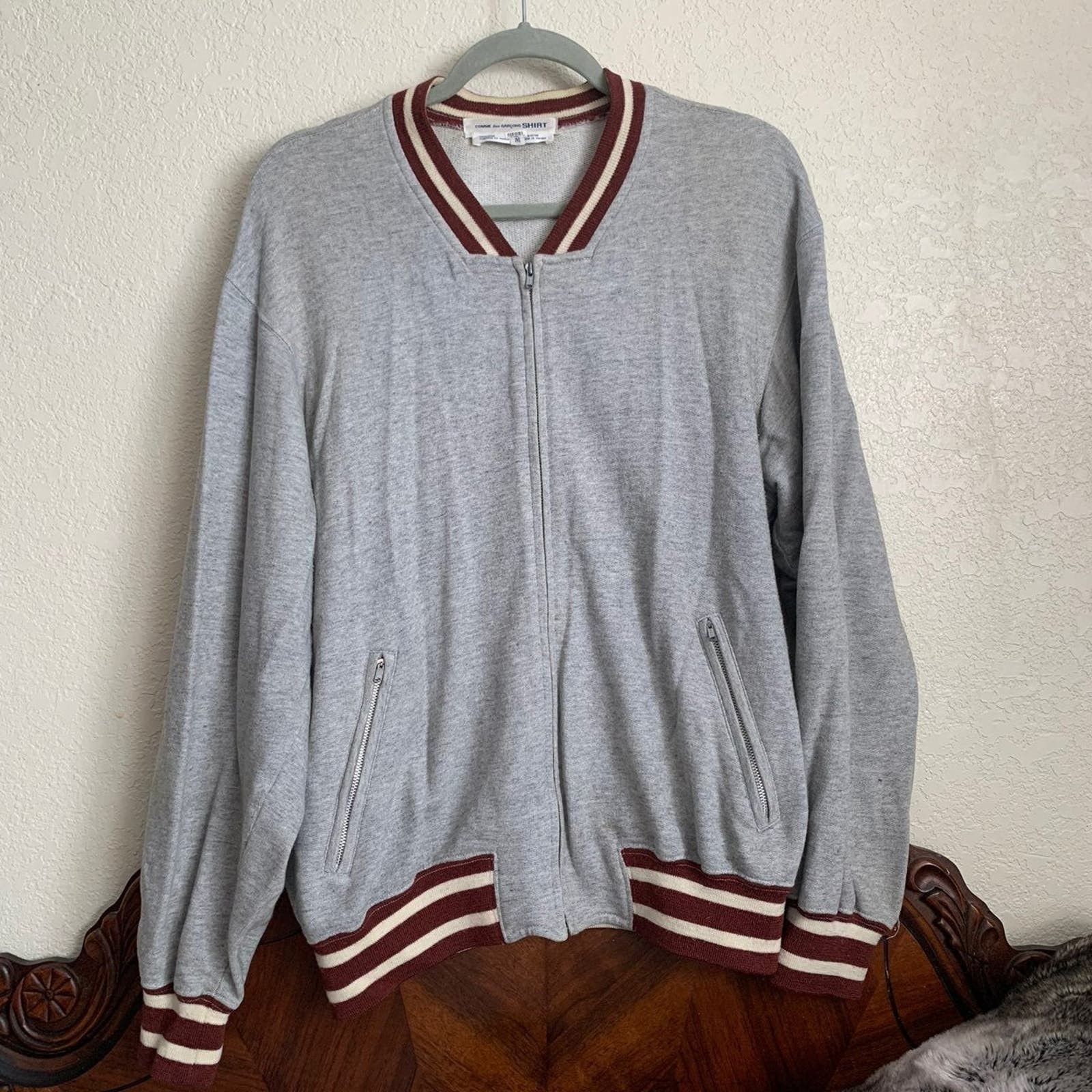 COMME DES GARCONS SHIRT JACKET BLOUSON VINTAGE SWEAT SUKAJAN