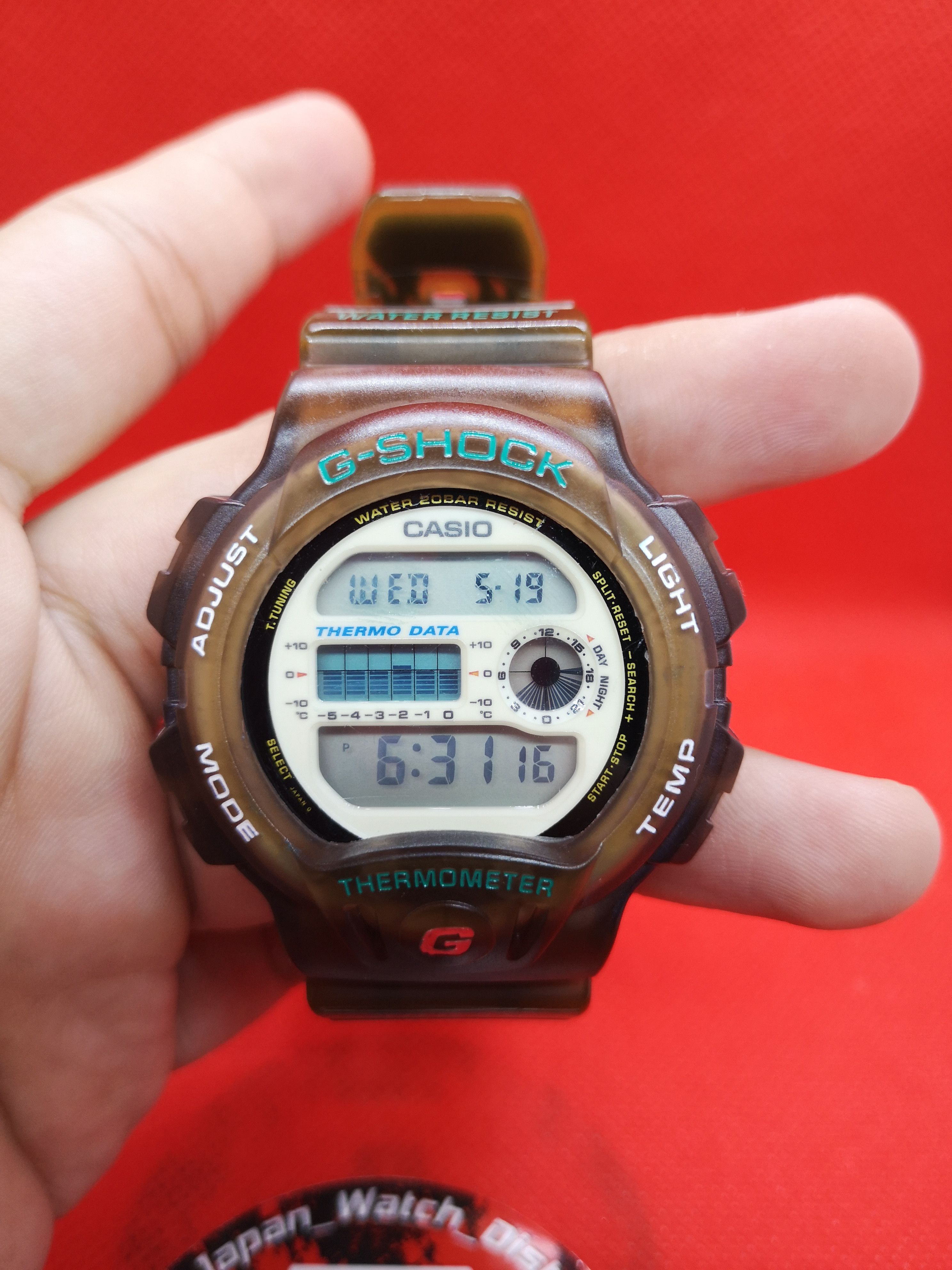 G Shock Vintage G-Shock DW- 6100 Thermometer Size ONE SIZE - 2 Thumbnail