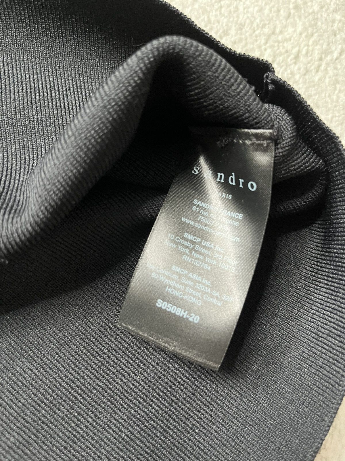 Sandro Vintage Black Basic Sweater Knitwear Sandro Size S / US 4 / IT 40 - 6 Thumbnail