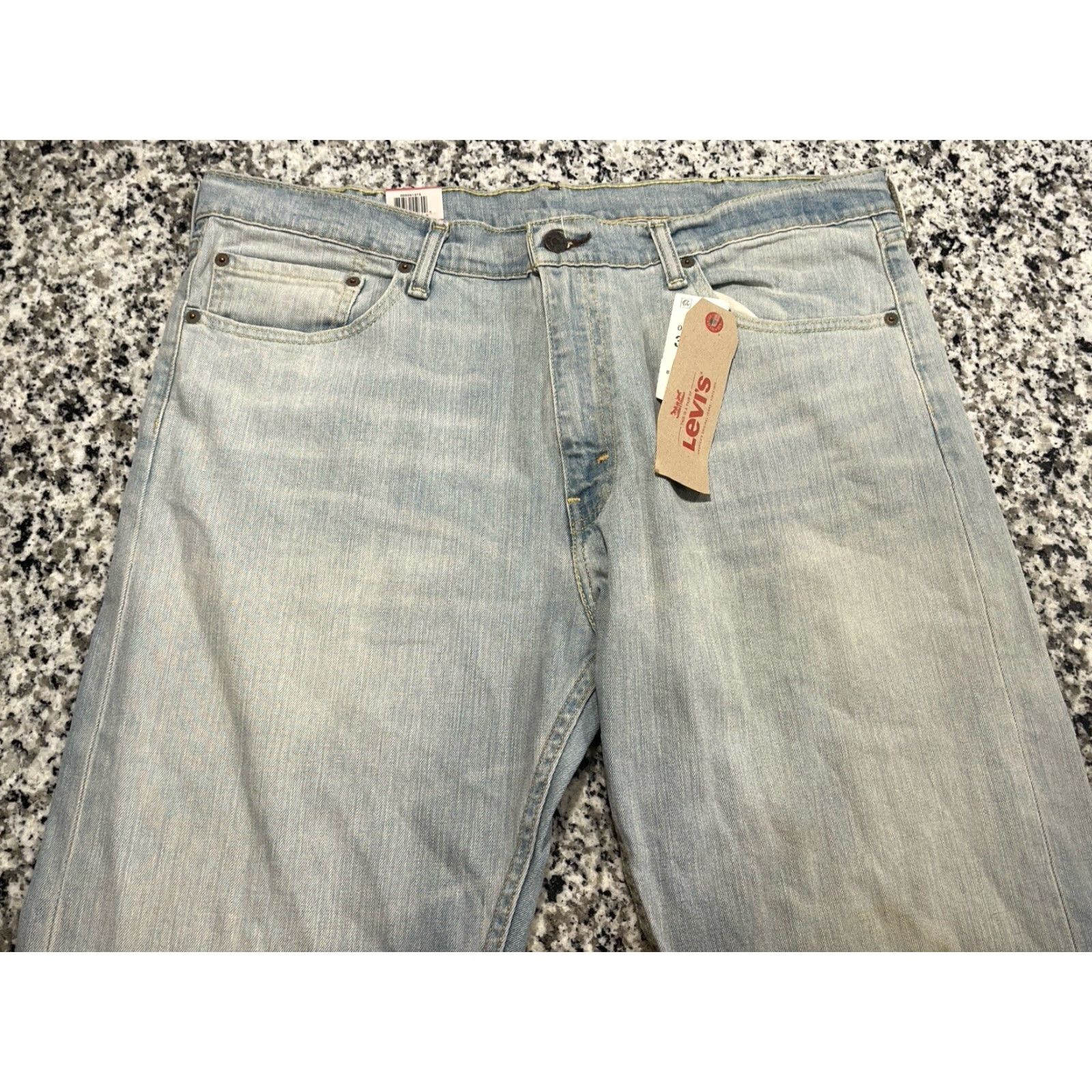 Levi's Levi's 505 Regular Jeans Men's 40x32 Light Stonewash Stretch Denim 5-Pocket Zip Closure Modern Straight Size US 40 / EU 56 - 4 Thumbnail