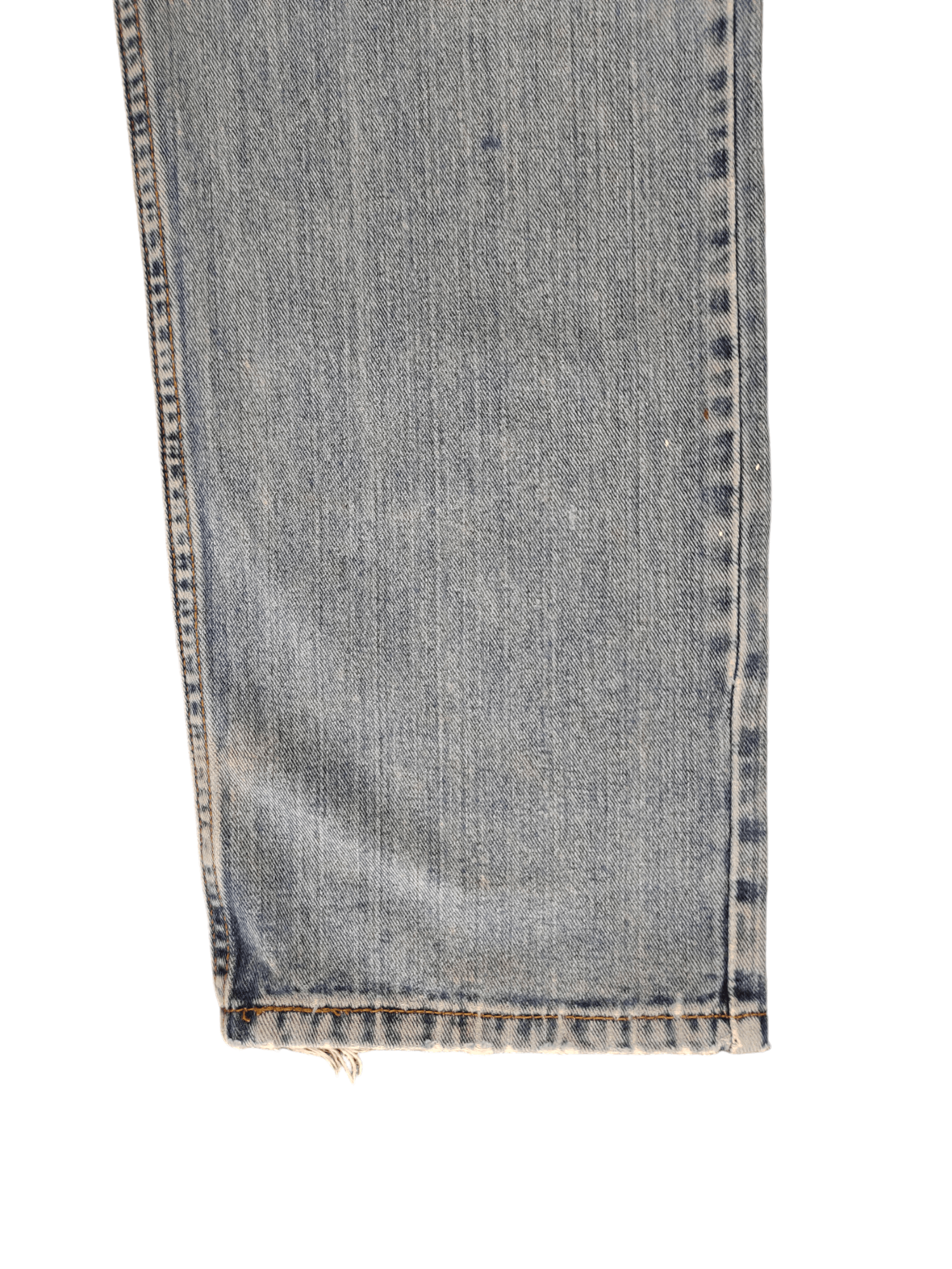 Levi's Size 36x33 Vtg Levis 505 Regular Fit Jean Distressed Painted Size US 36 / EU 52 - 9 Thumbnail