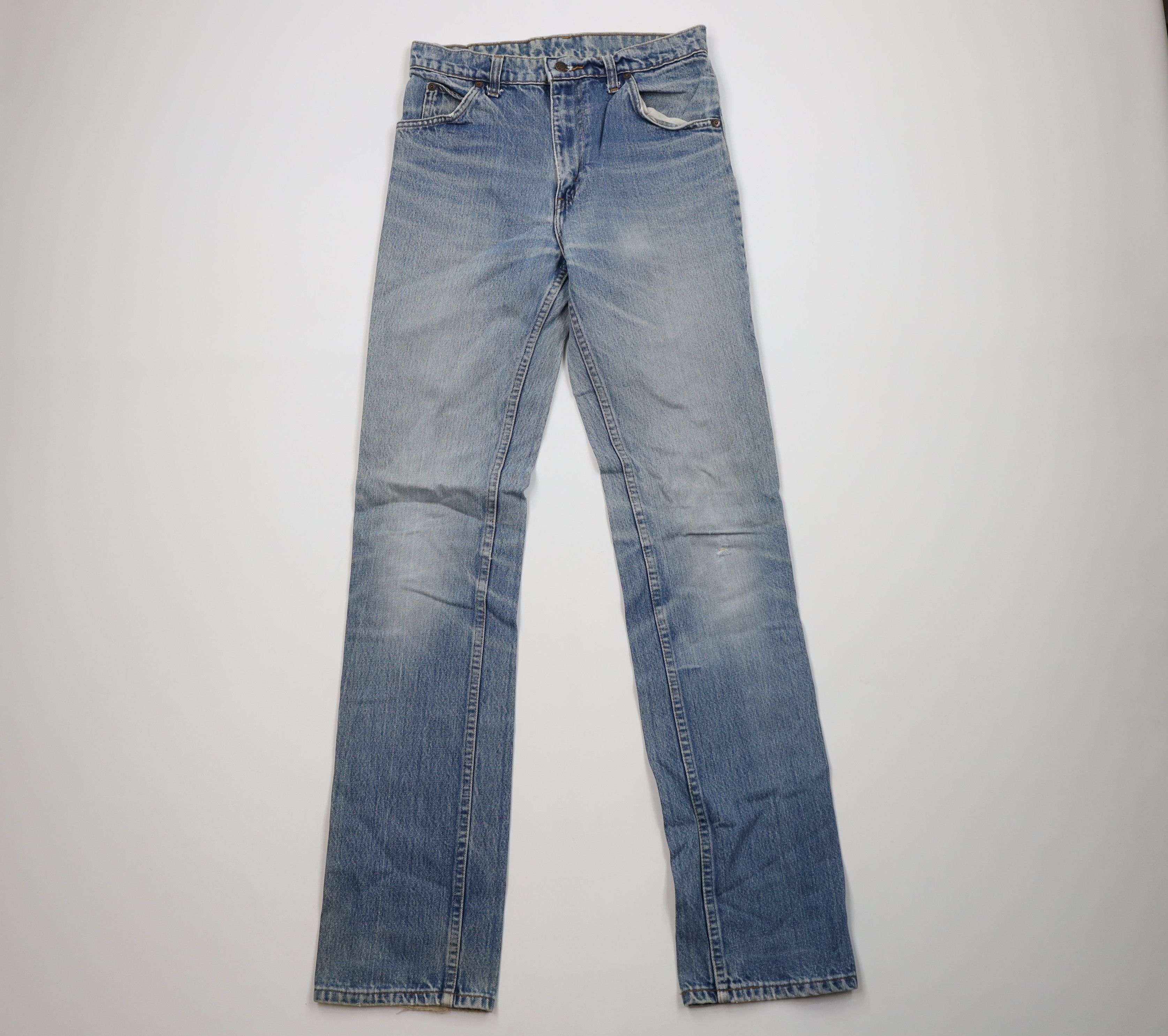 Vintage Vintage 70s Streetwear Straight Leg Denim Jeans Blue USA Size US 30 / EU 46 - 1 Thumbnail