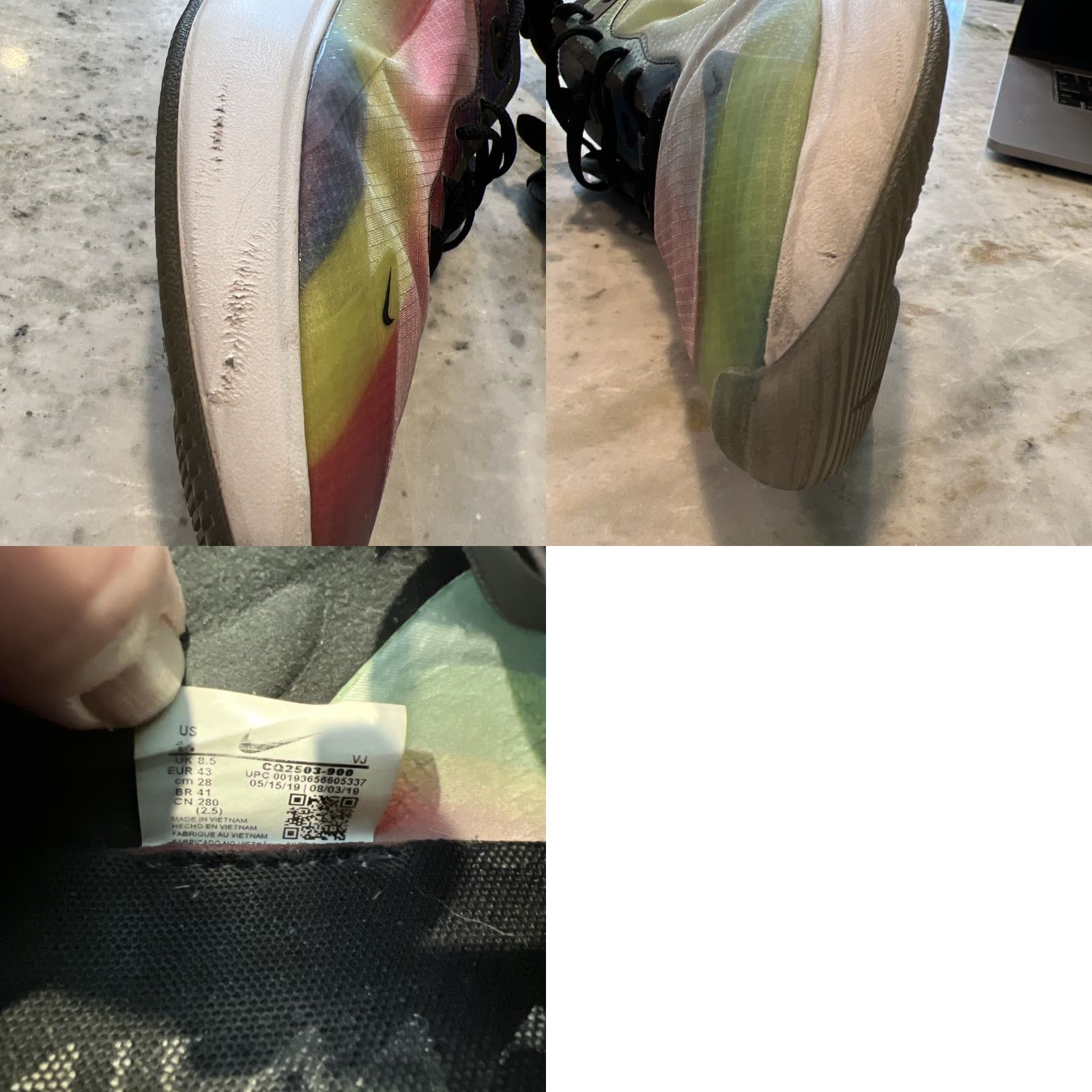 Nike Nike Air Max Dia NRG Sneakers Womens Rainbow Multicolor CQ2503-900 Size 11 Size US 11 / IT 41 - 9 Thumbnail
