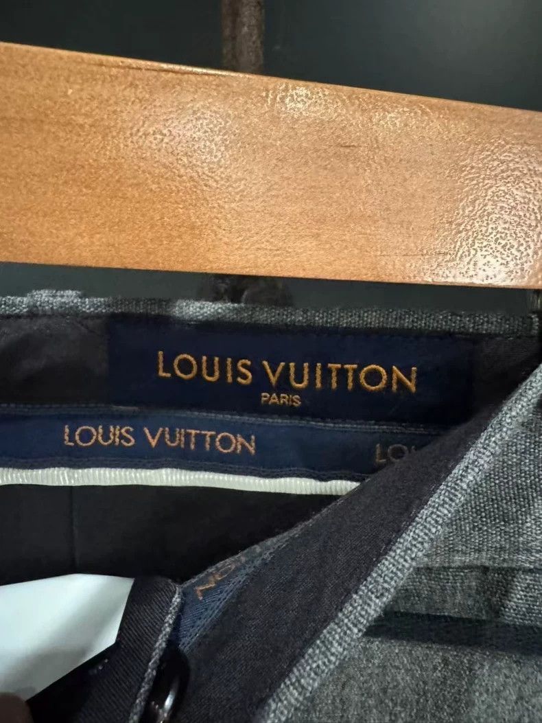 Louis Vuitton Louis Vuitton Wool trousers with pleated cuffs pants Size US 36 / EU 52 - 3 Thumbnail