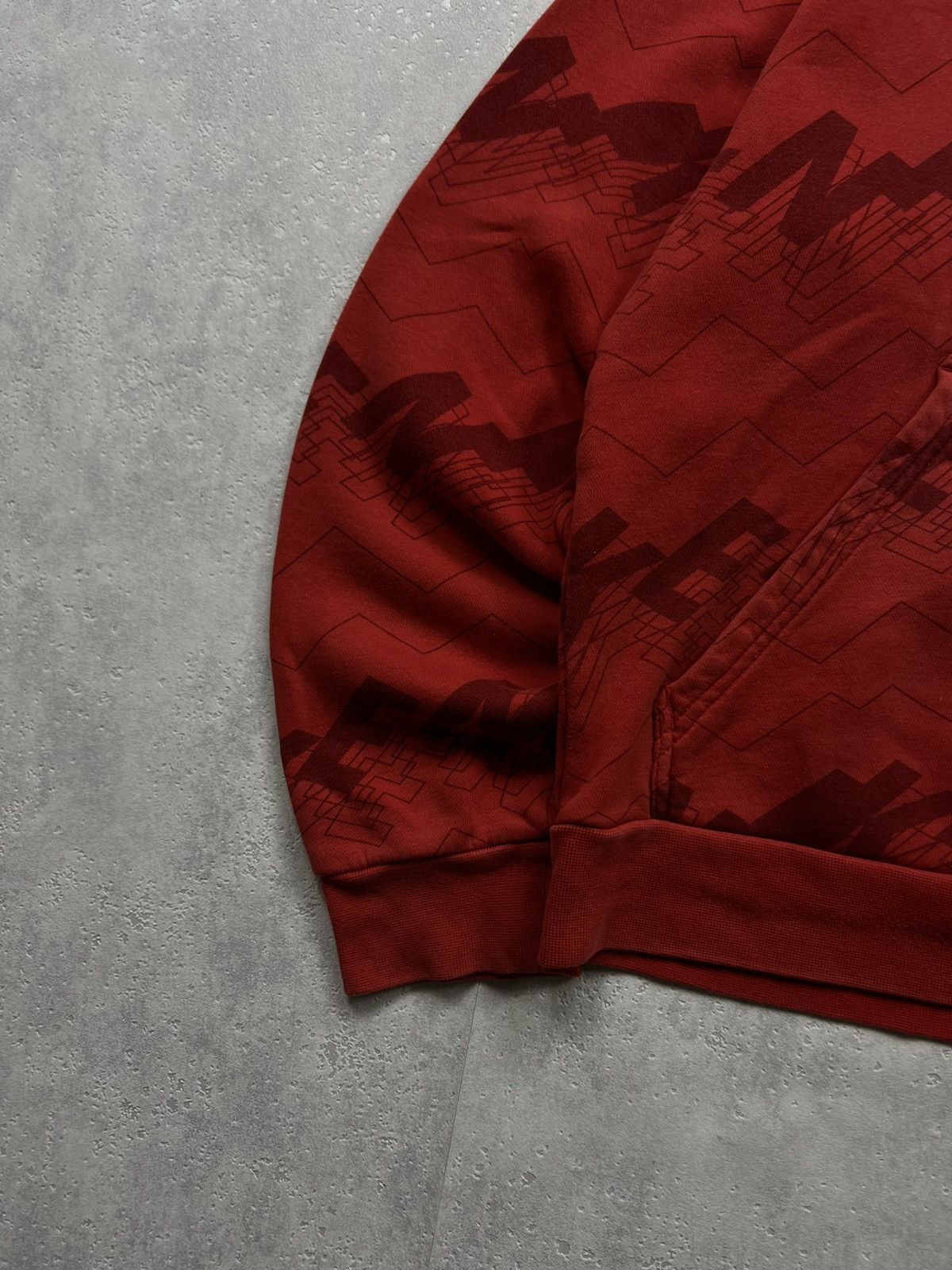Nike 00’s NIKE MONOGRAM VINTAGE Y2K HOODIE RARE Size US S / EU 44-46 / 1 - 3 Thumbnail