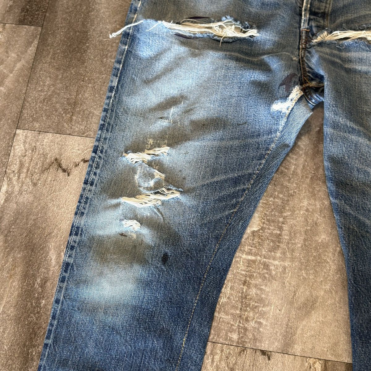Levi's vintage levis 501 xx big e redline Size US 34 / EU 50 - 3 Thumbnail