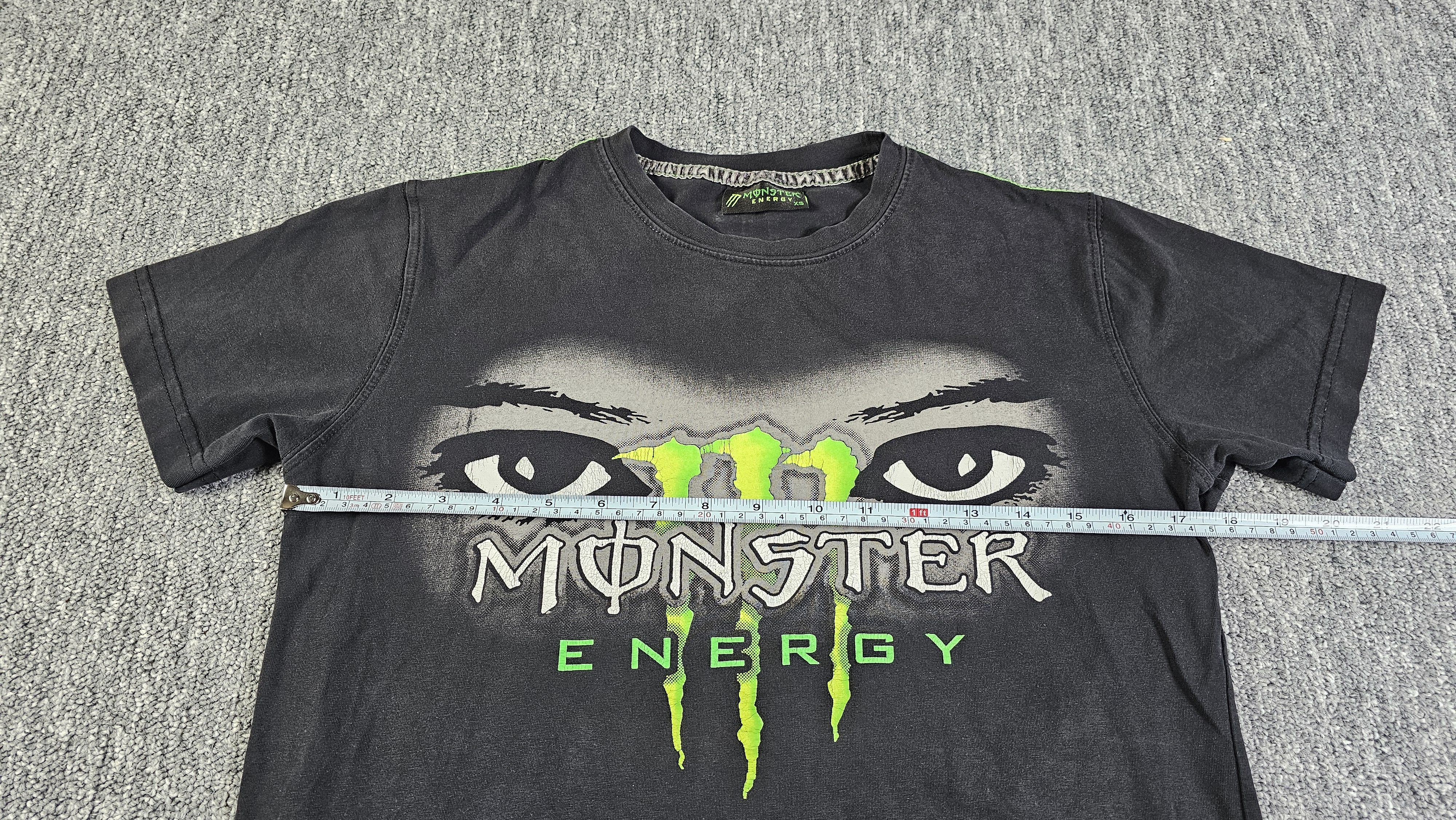 Other Vintage Monster Energy T-Shirt Women XS Black Stretch Y2K Size XS / US 0-2 / IT 36-38 - 9 Thumbnail