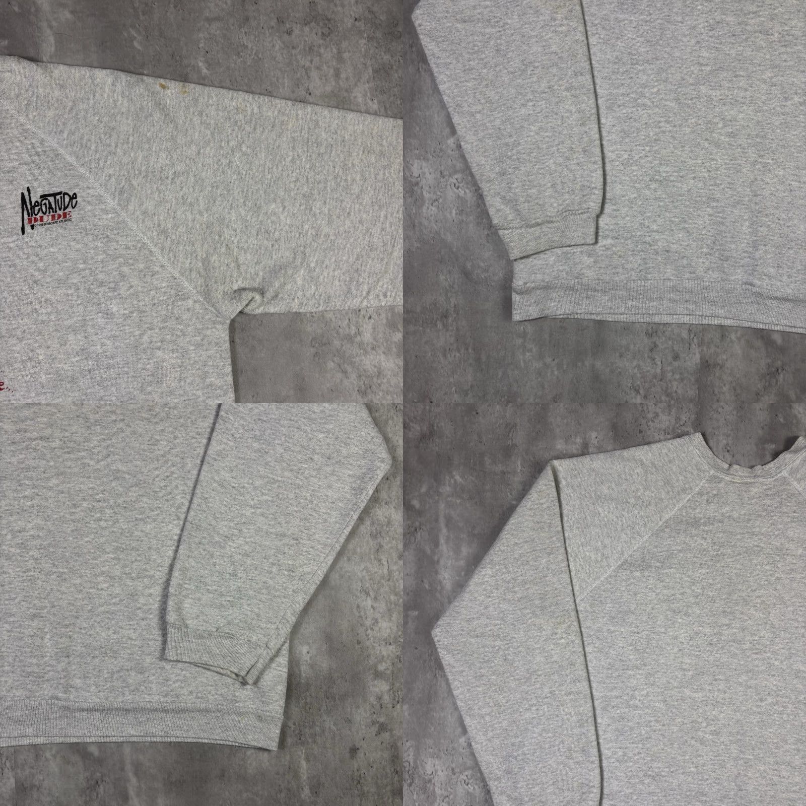 Tultex VINTAGE Negatude Dude Art Promo Sweatshirt Dont Know Dont Care Raglan Adult XL gray Nike? Size US XL / EU 56 / 4 - 8 Thumbnail
