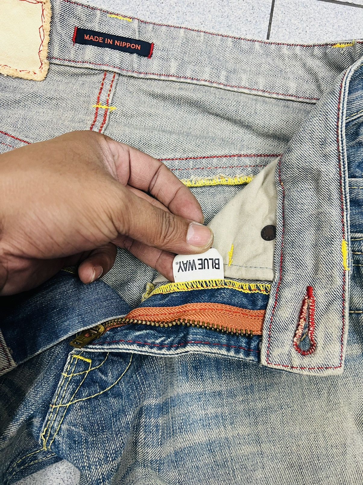 14th Addiction × Beauty Beast × Japan Blue Vintage Blue Way Rusty Flare Denim Size US 30 / EU 46 - 12 Thumbnail