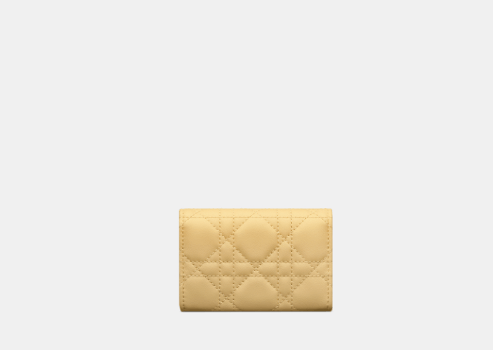Dior o1w1db10426 S0966O Size : OS / Wallet in Pastel Yellow Size ONE SIZE - 4 Thumbnail