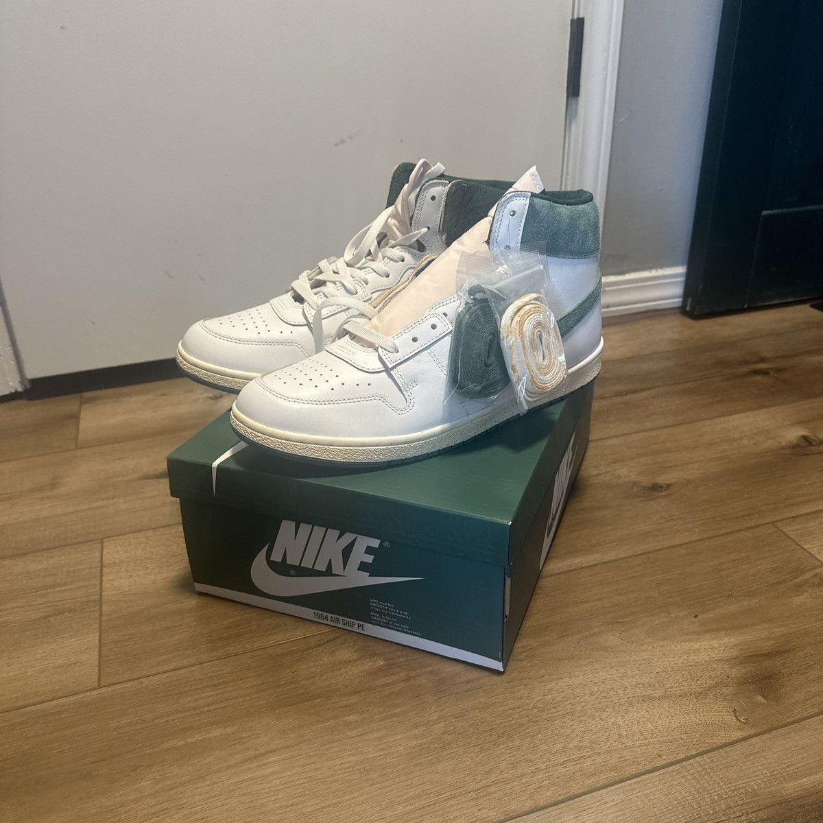 image of A Ma Maniere Jordan Air Ship New With Box Shoes in White, Men's (Size 14)