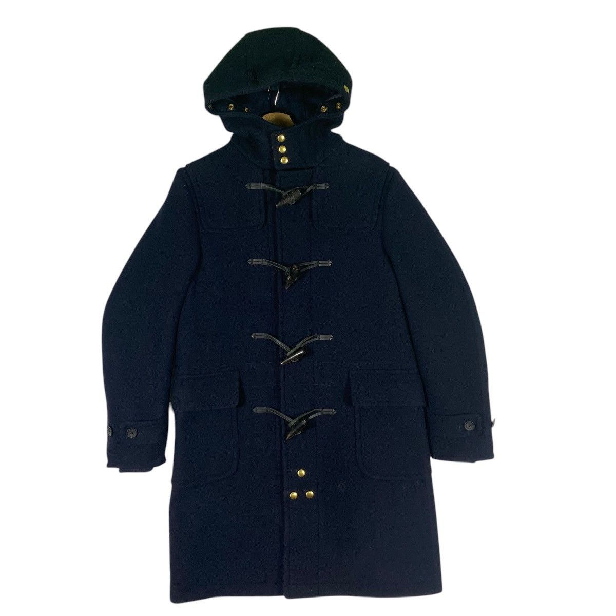 MasterPiece Masterpiece Japan Wool Duffer Coat Hoodie Toggle Jacket Size US S / EU 44-46 / 1 - 1 Thumbnail