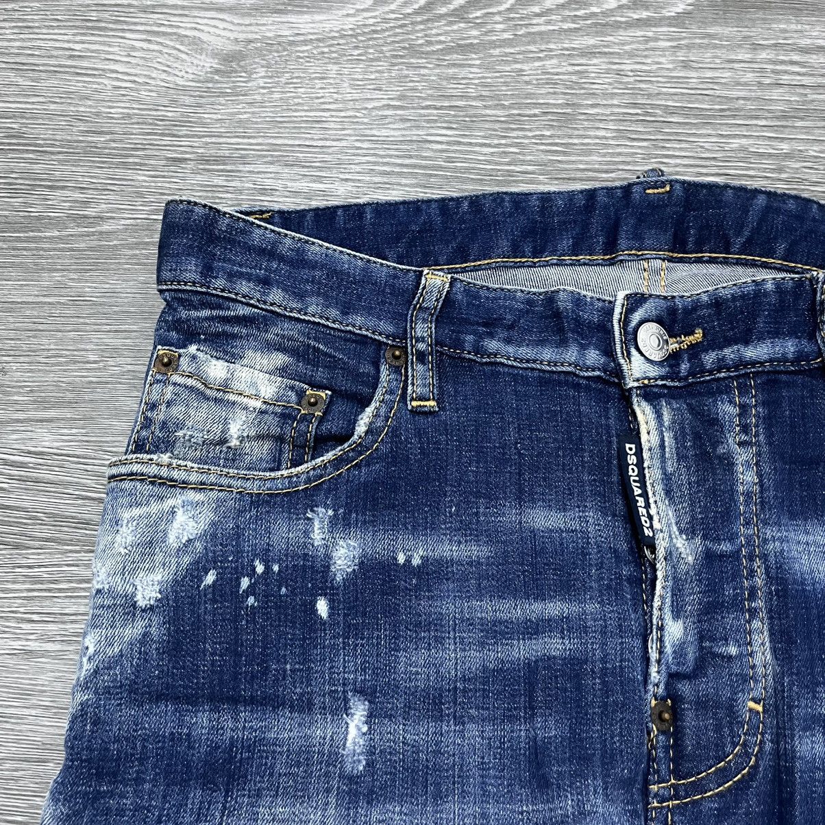 Dsquared2 VINTAGE Dsquared2 Distressed Ripped Denim Pant Stretch Size US 31 - 3 Thumbnail