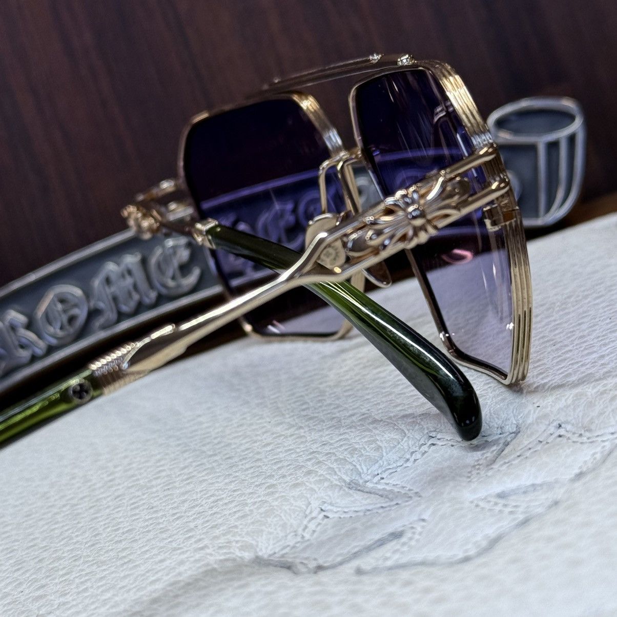 Chrome Hearts Chrome Hearts Ripping 1/1 Sunglasses Size ONE SIZE - 10 Thumbnail