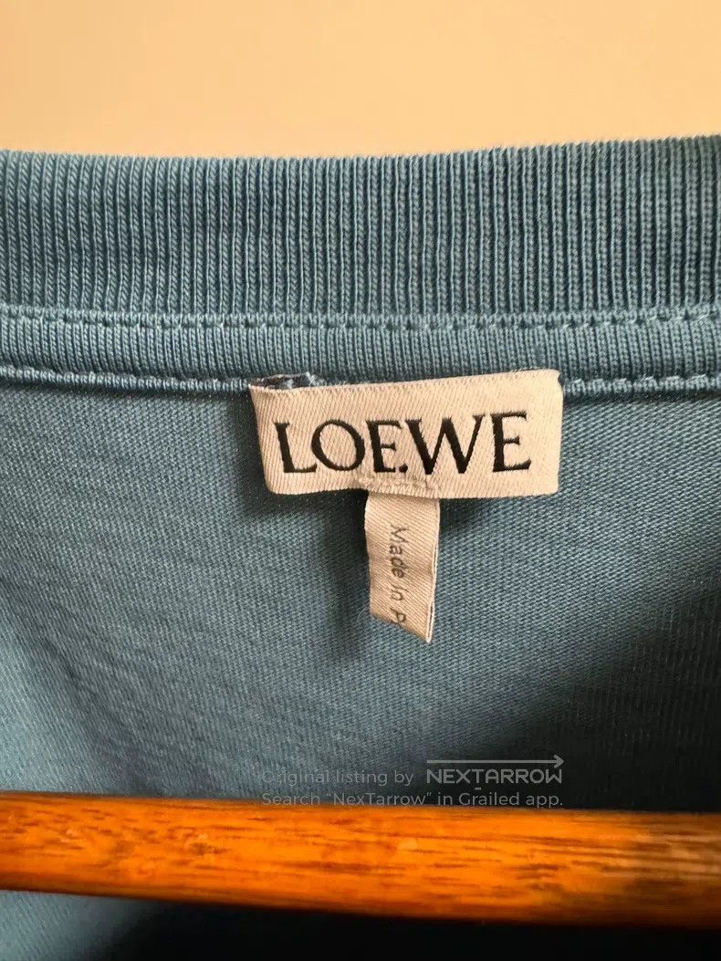 Loewe Loewe Short, loose-fitting embroidered logo short-sleeve T Size S / US 4 / IT 40 - 3 Thumbnail