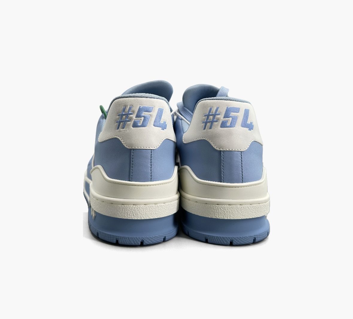 Louis Vuitton Louis Vuitton Trainer Leather Low-Top Sneakers Blue Men’s Size US 8.5 / EU 41-42 - 4 Thumbnail