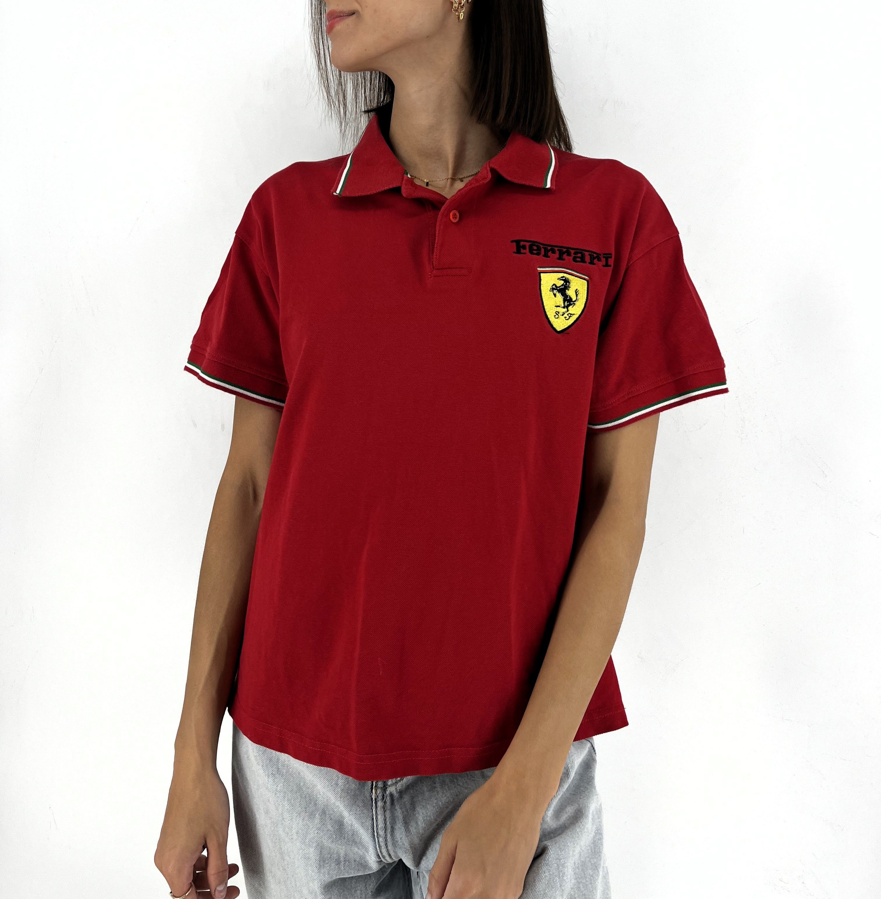 Ferrari FERRARI T SHIRT JERSEY RACING FORMULA ONE SHELL OFFICIAL Size M / US 6-8 / IT 42-44 - 3 Thumbnail