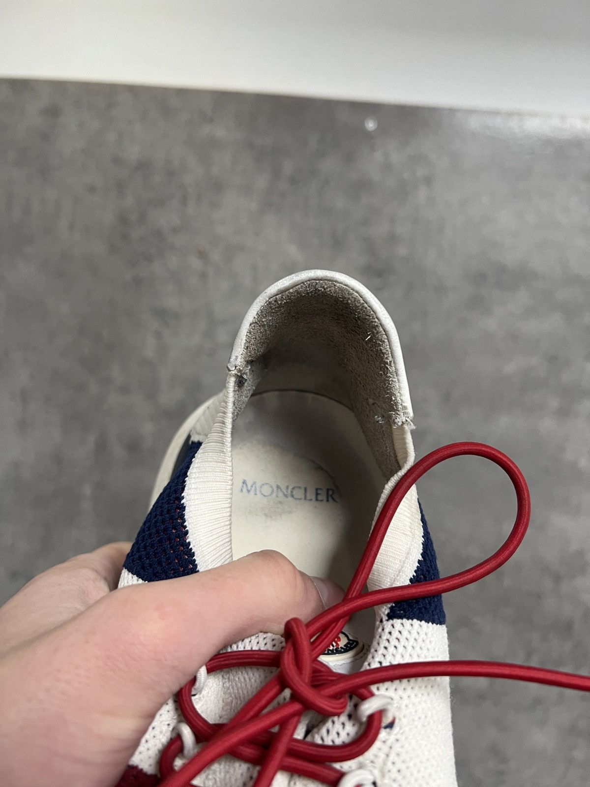 Moncler Moncler White Sneakers Shoes Size US 11 / EU 44 - 9 Thumbnail