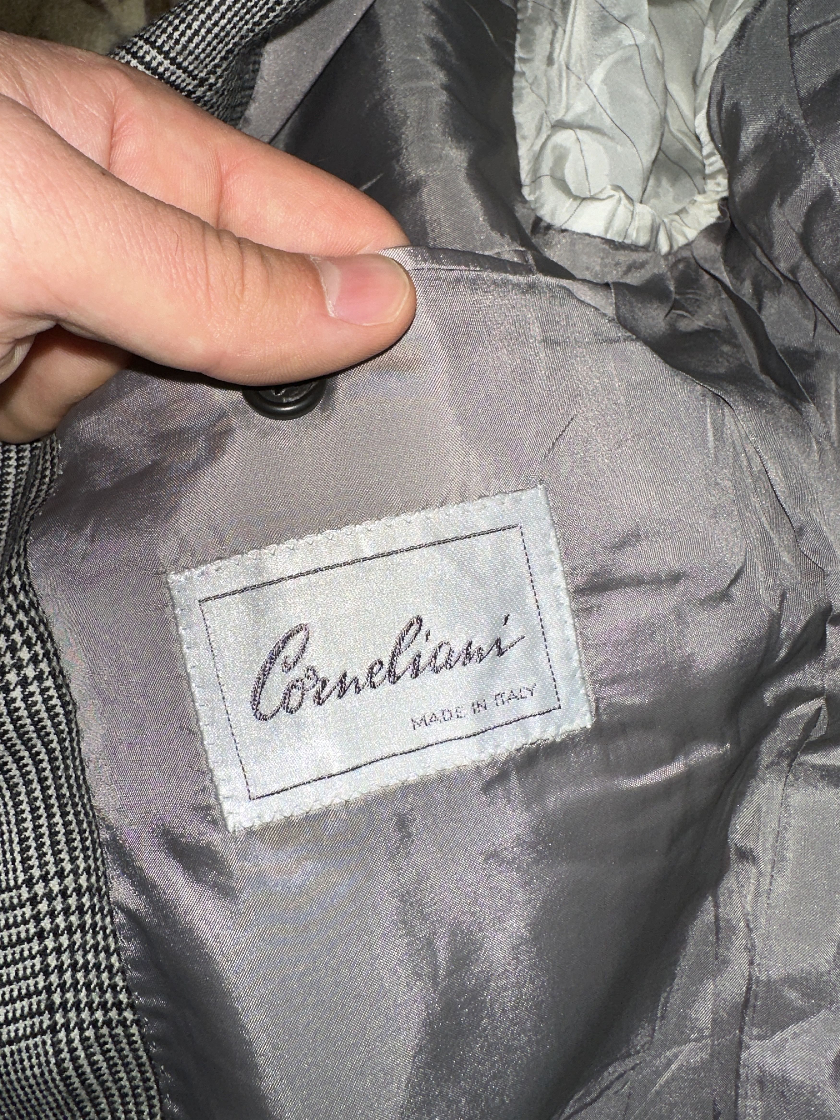 Corneliani Corneliani Wool Glen Check Blazer Formal Jacket Size 50 IT Size 50R - 3 Thumbnail